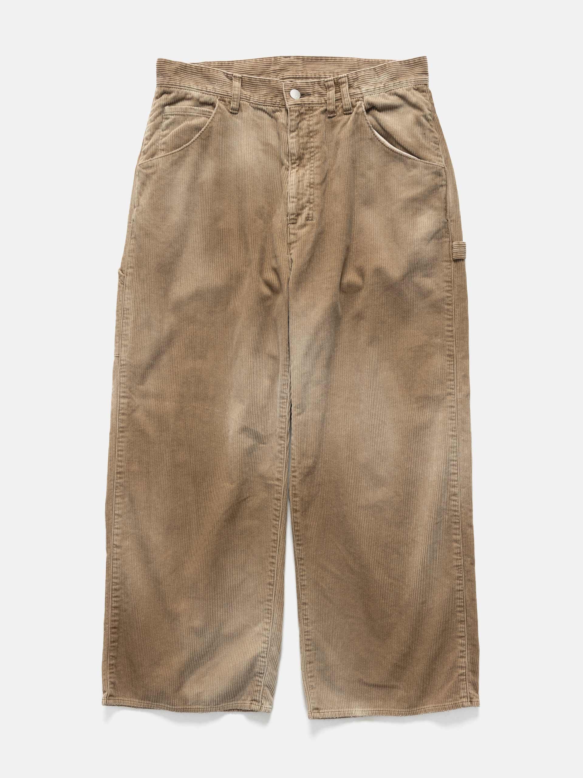 ANCELLM Corded Velveteen Painter Pants Brown