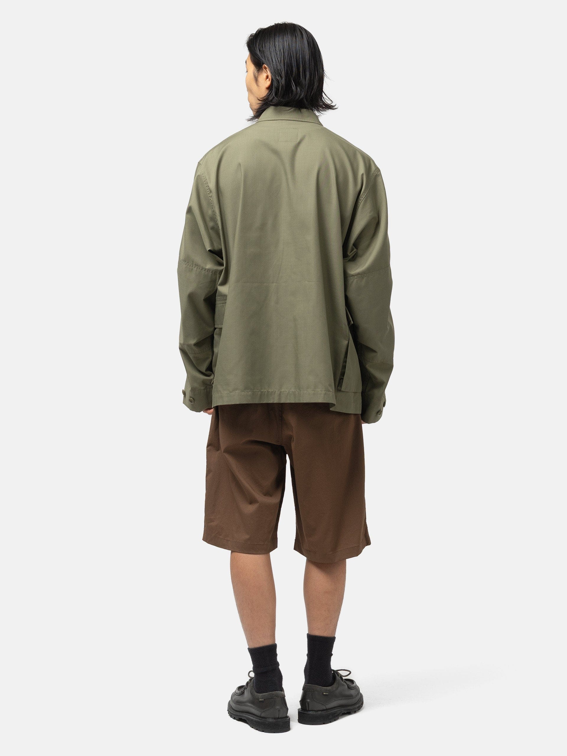 DAIWA Tech Multi Fishing Pocket Mil BDU Shirt L/S Sage Gray