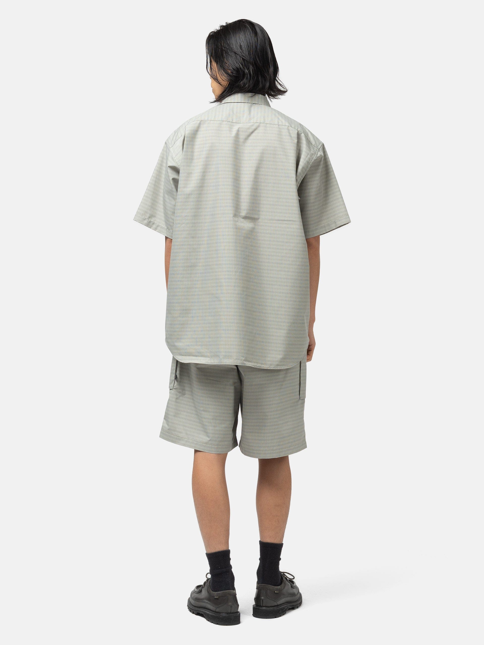 DAIWA Tech 3D Pocket Cargo Shorts Summer Plaidlt. Gray