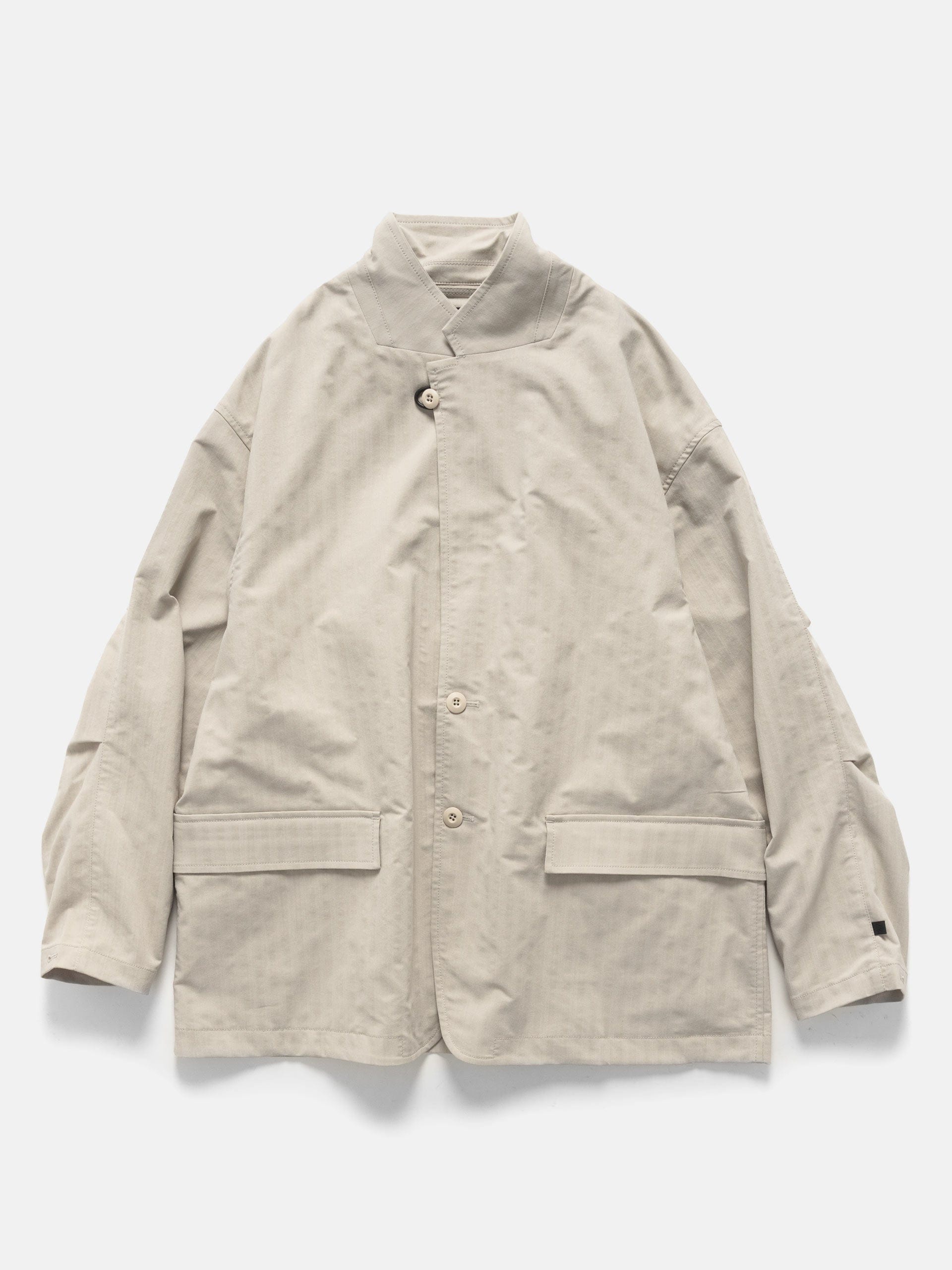 DAIWA Tech Loose 2B Jacket Herringbone Ecru