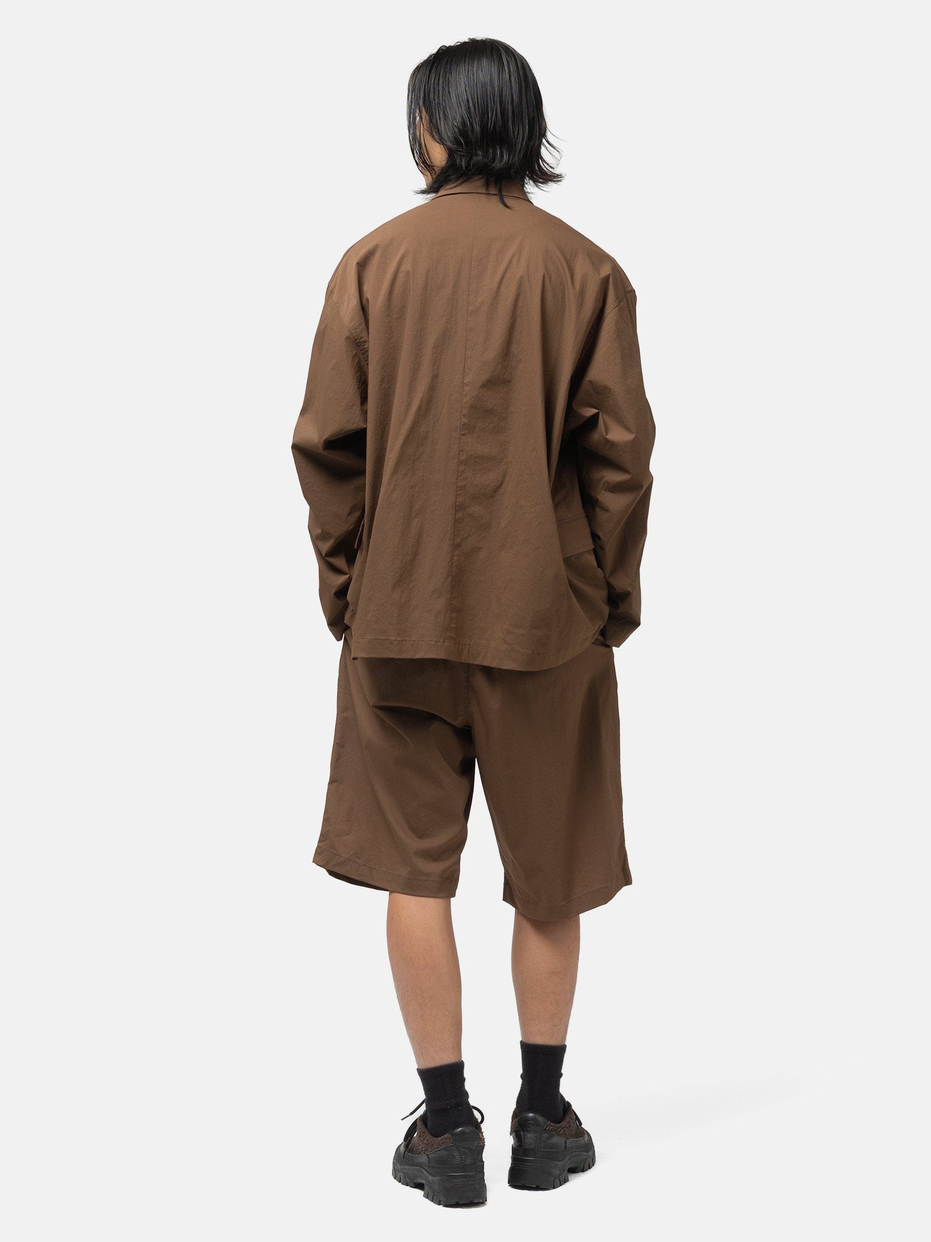 DAIWA Tech Loose 2B Jacket Brown Gray