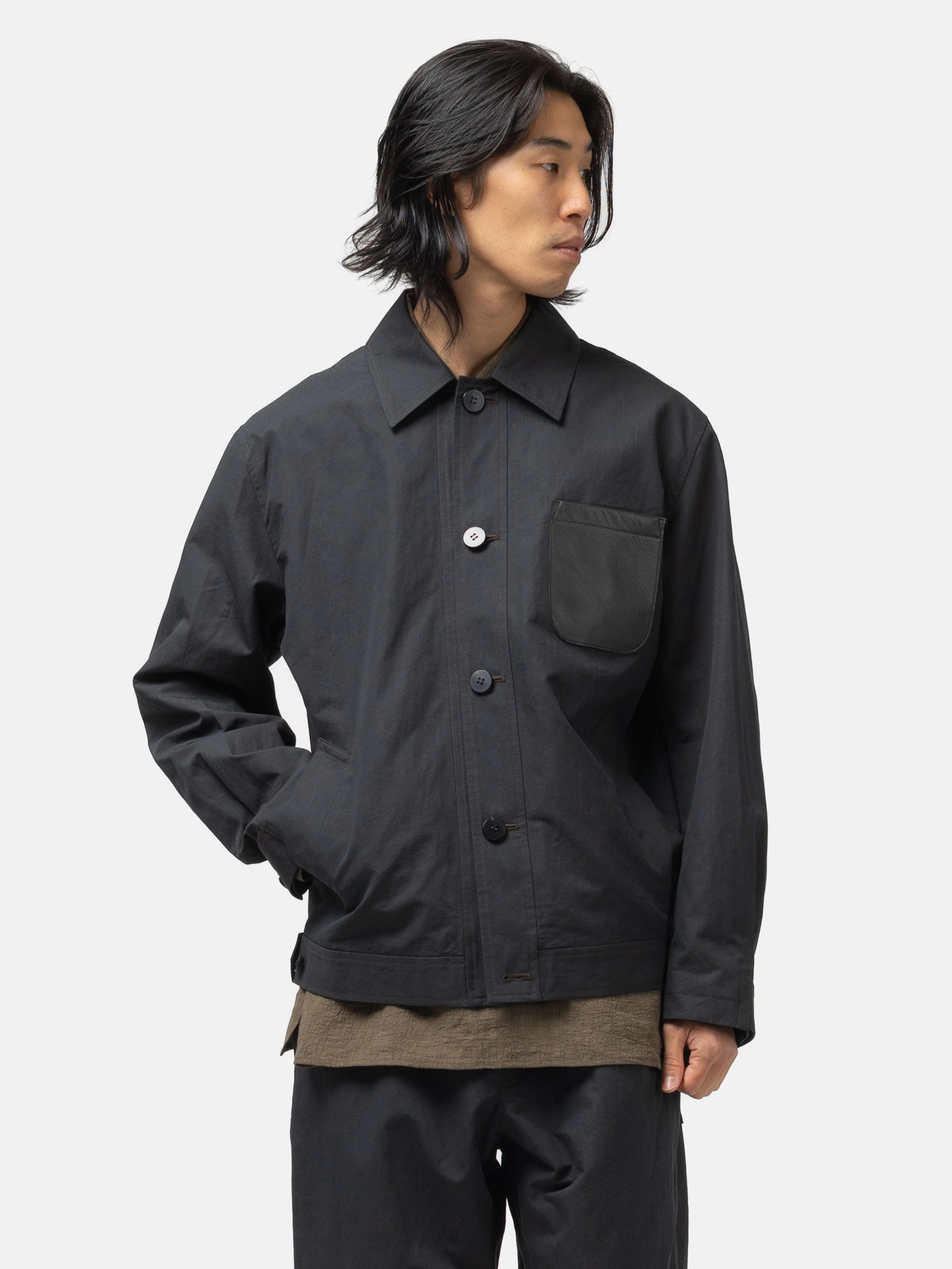 Cale Cotton Weather Tumbler Finish Shirt Tetsukuro