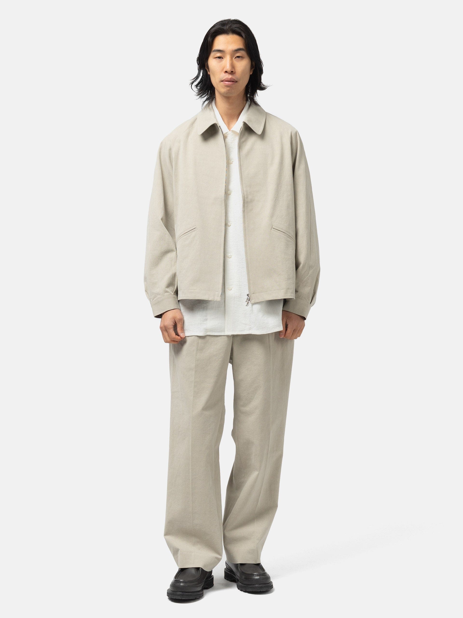 Cale Chino Nidom Finish Jacket Beige