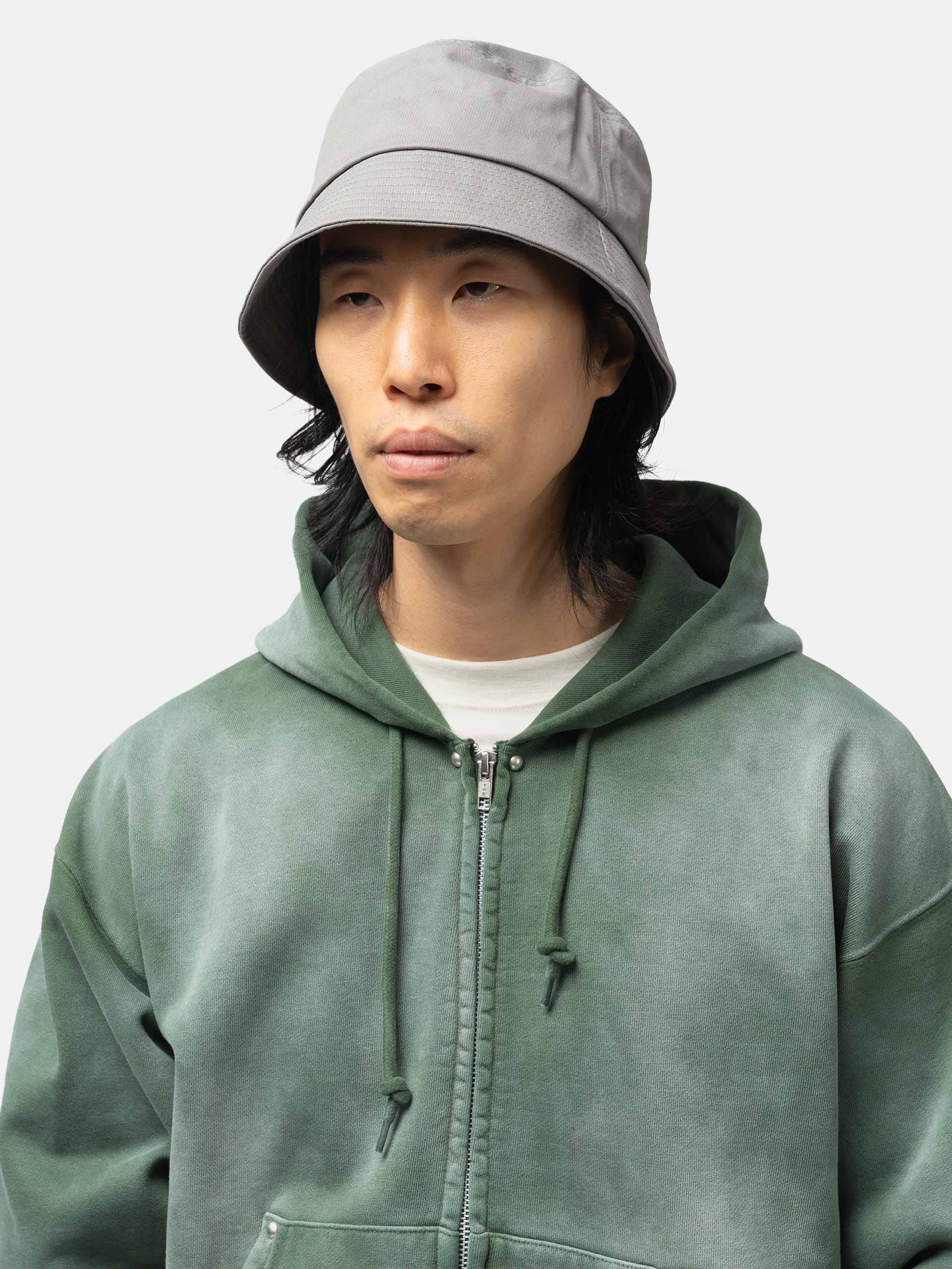 BEAMS Basic Bucket Hat Grey