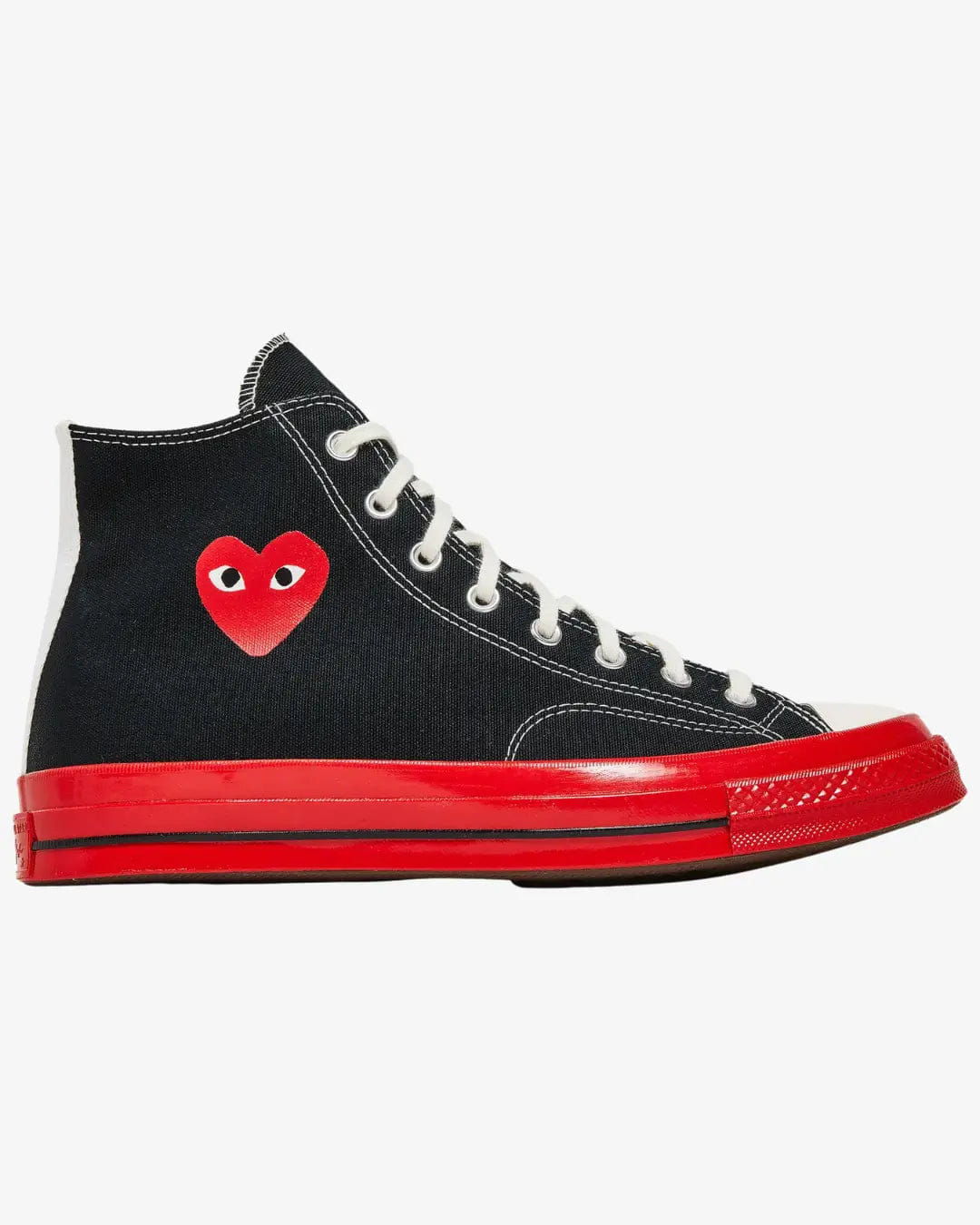 Converse Comme des Garcons Play x Coverse Chuck 70 High Black Red