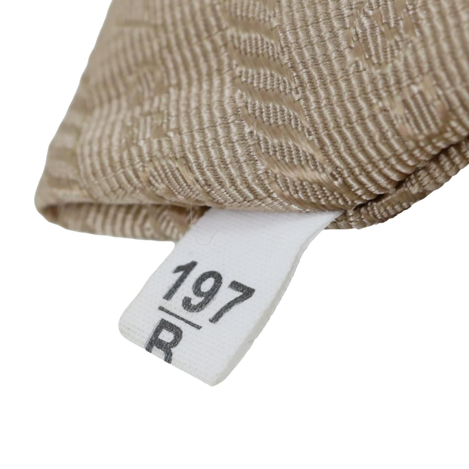 PRADA Logo Small Jacquard Canvas Messenger Bag Beige