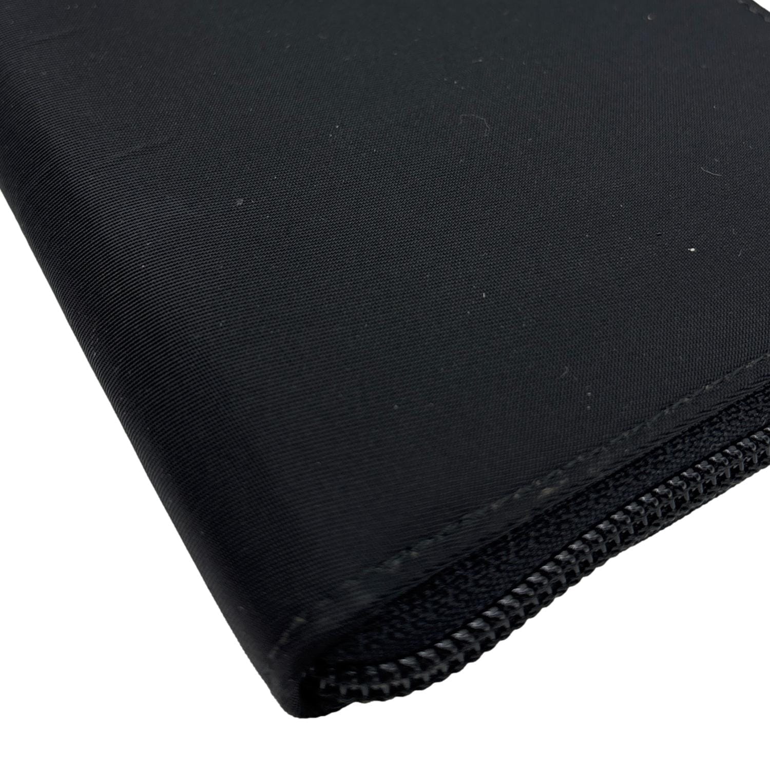 PRADA Tessuto Nylon Zip Around Long Wallet Black