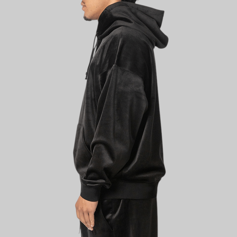Y-3 Velvet Corduroy Hoodie - Black