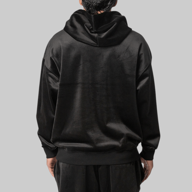 Y-3 Velvet Corduroy Hoodie - Black