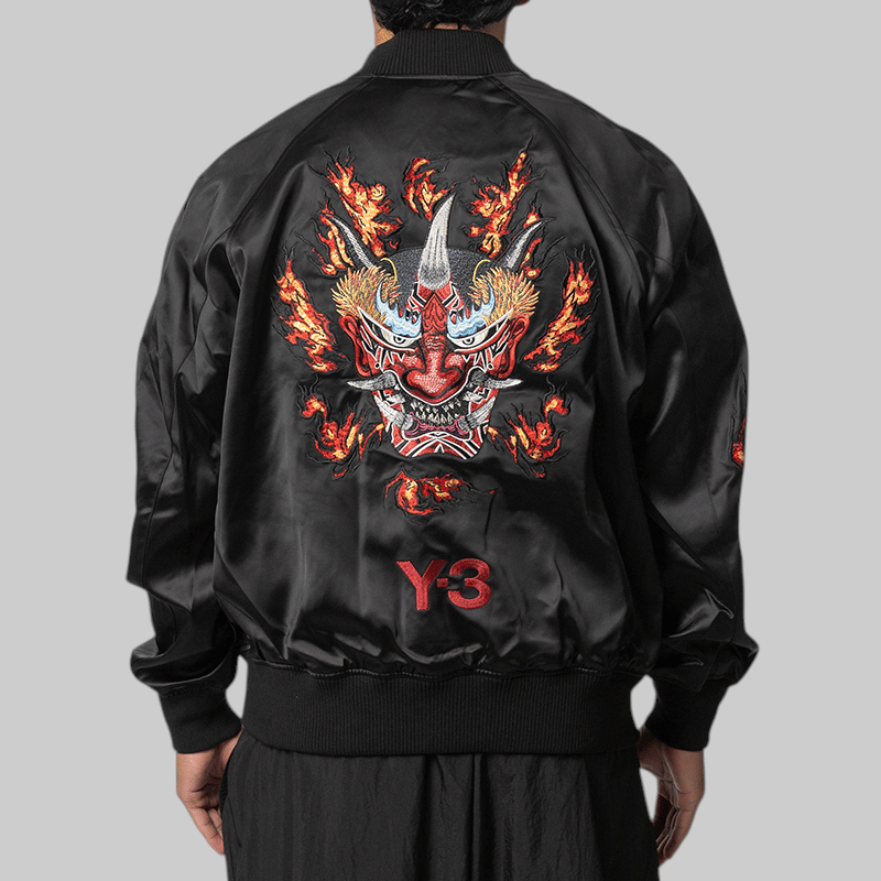 Y-3 Graphic Souvenir Jacket - Black