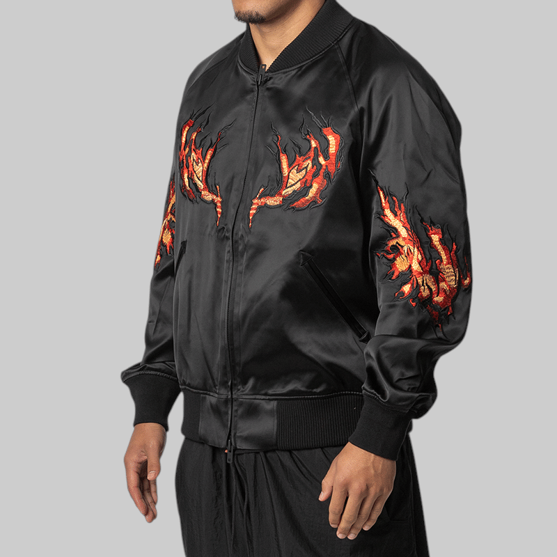 Y-3 Graphic Souvenir Jacket - Black