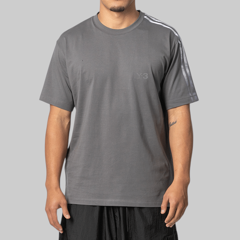 Y-3 Gradient 3-Stripes T-Shirt - Grey