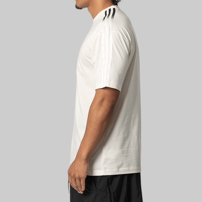 Y-3 Gradient 3-Stripes T-Shirt - Chalk White