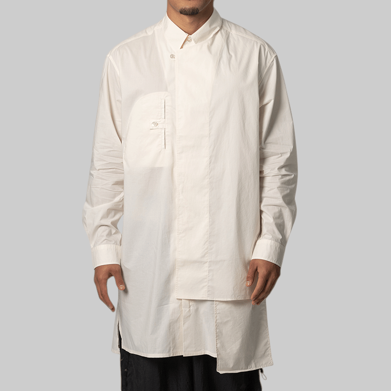 Y-3 Adaptive Cotton Shirt - Chalk White