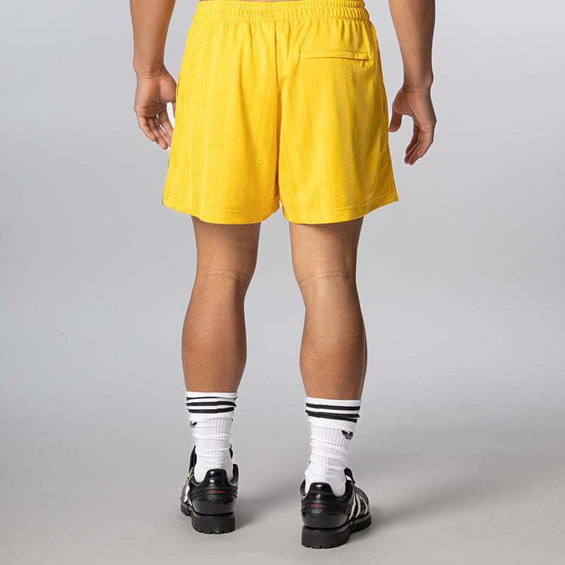 adidas Brain Dead Disney Football Shorts - Bold Gold