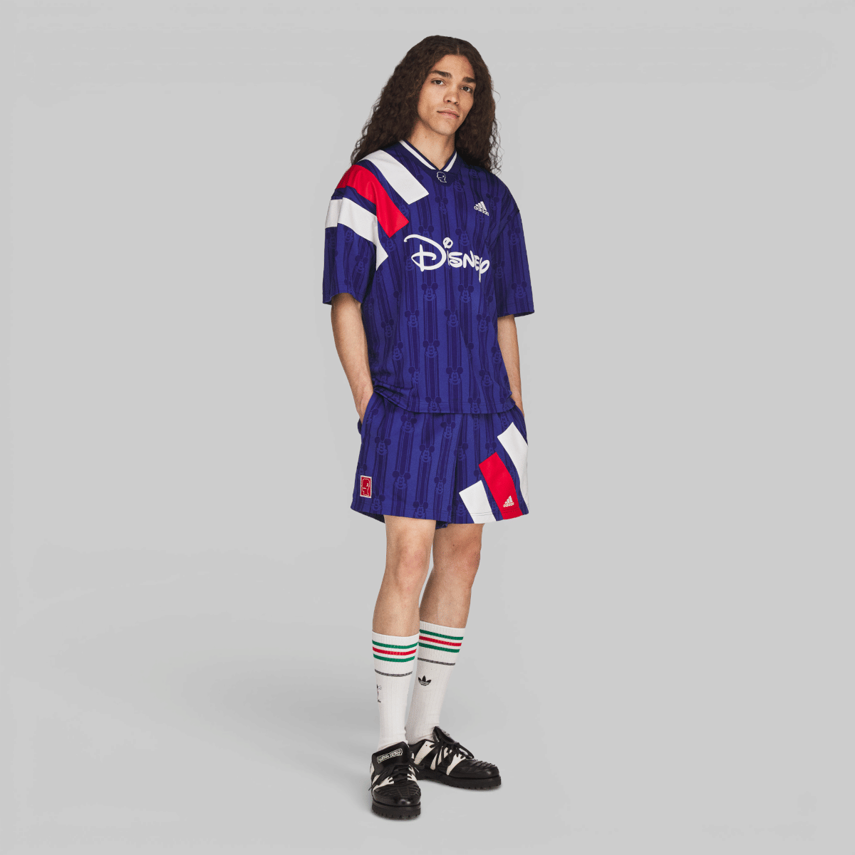 adidas Brain Dead Disney Soccer Jersey - Victory Blue
