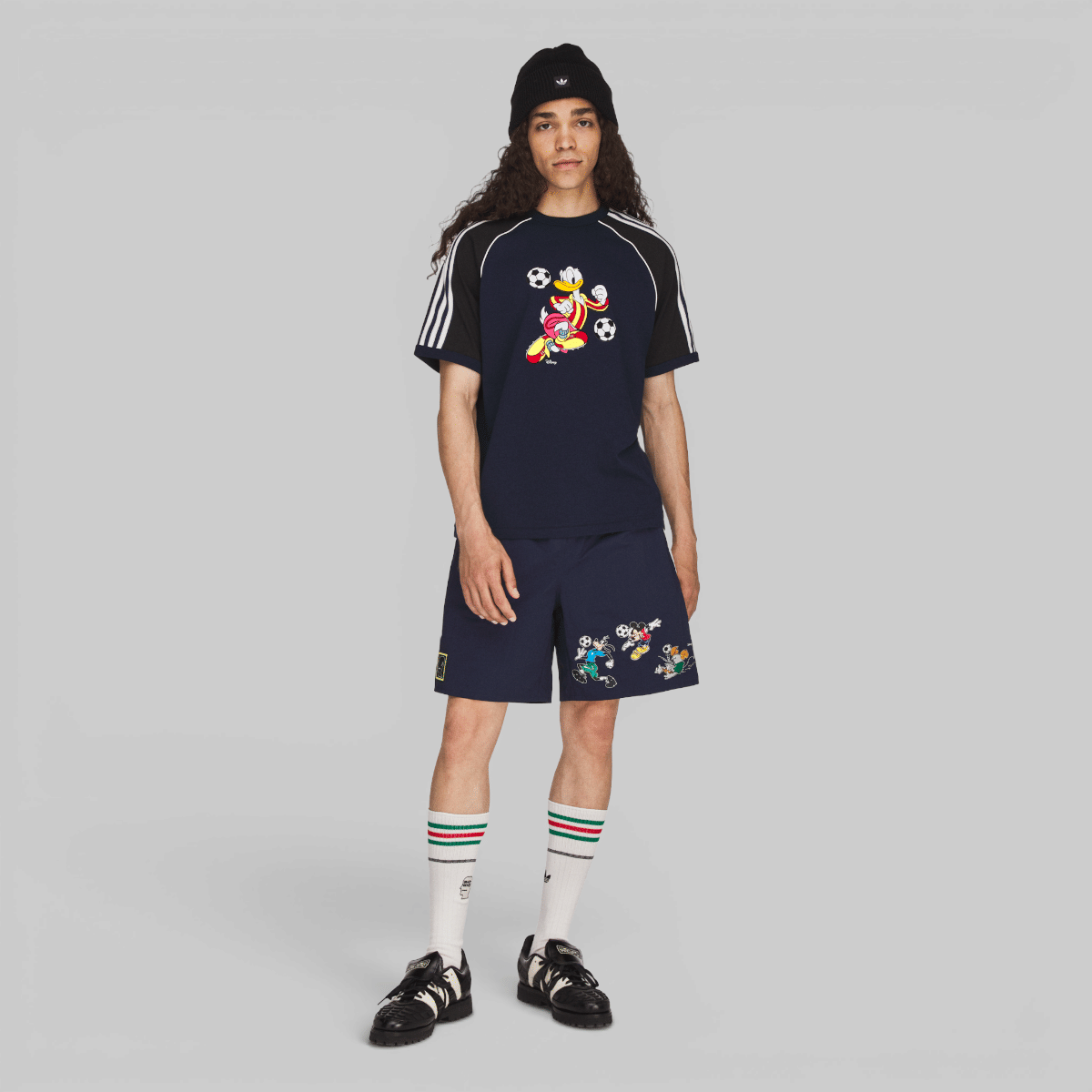 adidas Brain Dead Disney T-Shirt - Collegiate Navy