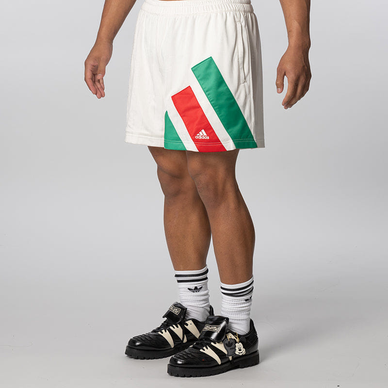 adidas Brain Dead Disney Soccer Shorts - Chalk White