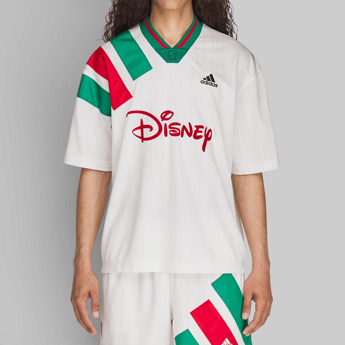 adidas Brain Dead Disney Soccer Jersey - Chalk White