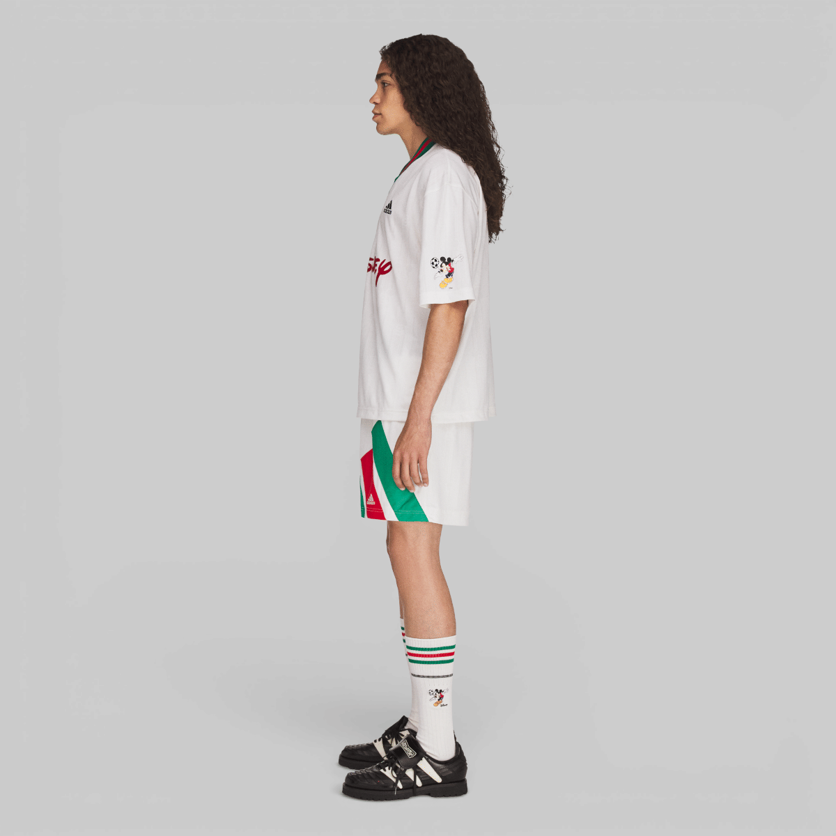 adidas Brain Dead Disney Soccer Jersey - Chalk White