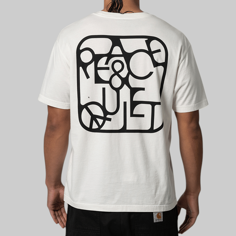 Museum of Peace & Quiet Scramble T-Shirt - White