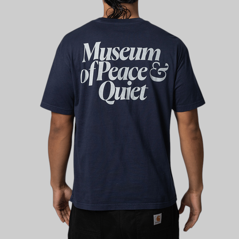Museum of Peace & Quiet Mid Century T-Shirt - Navy