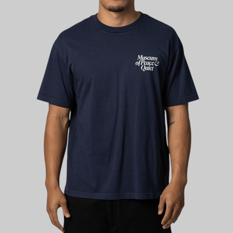 Museum of Peace & Quiet Mid Century T-Shirt - Navy