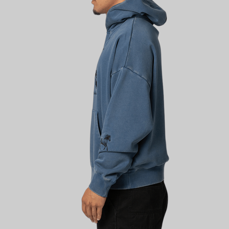 Jungles Jungles No Where To Go Hoodie - Blue