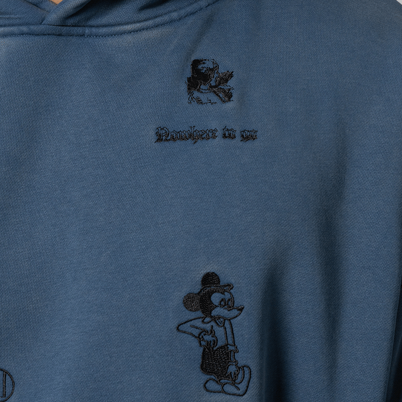 Jungles Jungles No Where To Go Hoodie - Blue
