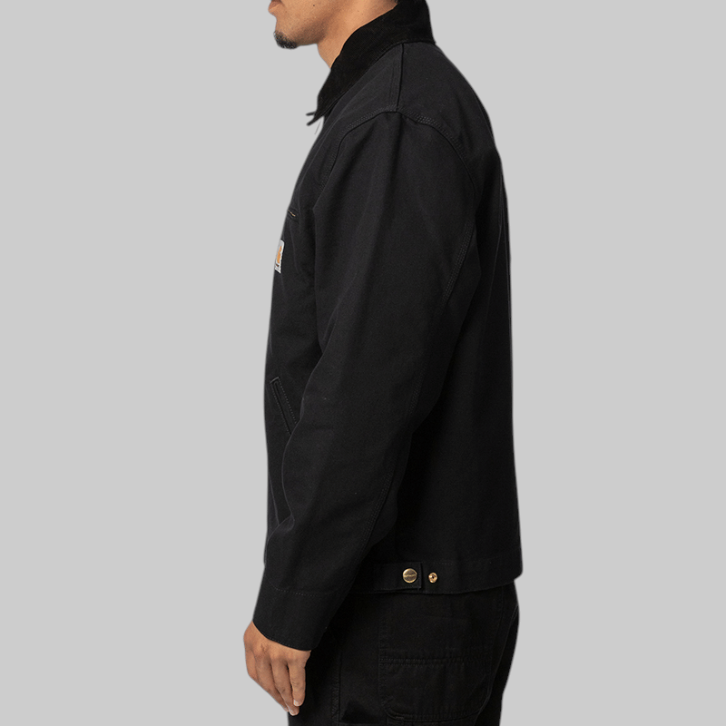 Carhartt WIP Detroit Jacket - Black/Black Rinsed