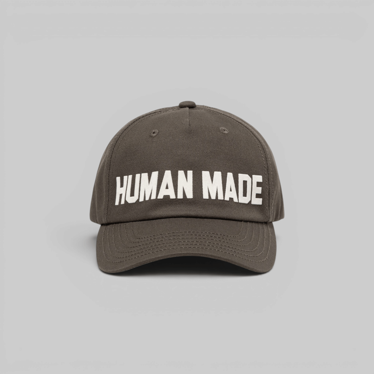 Human Made 5 Panel Twill Cap - Charcoal