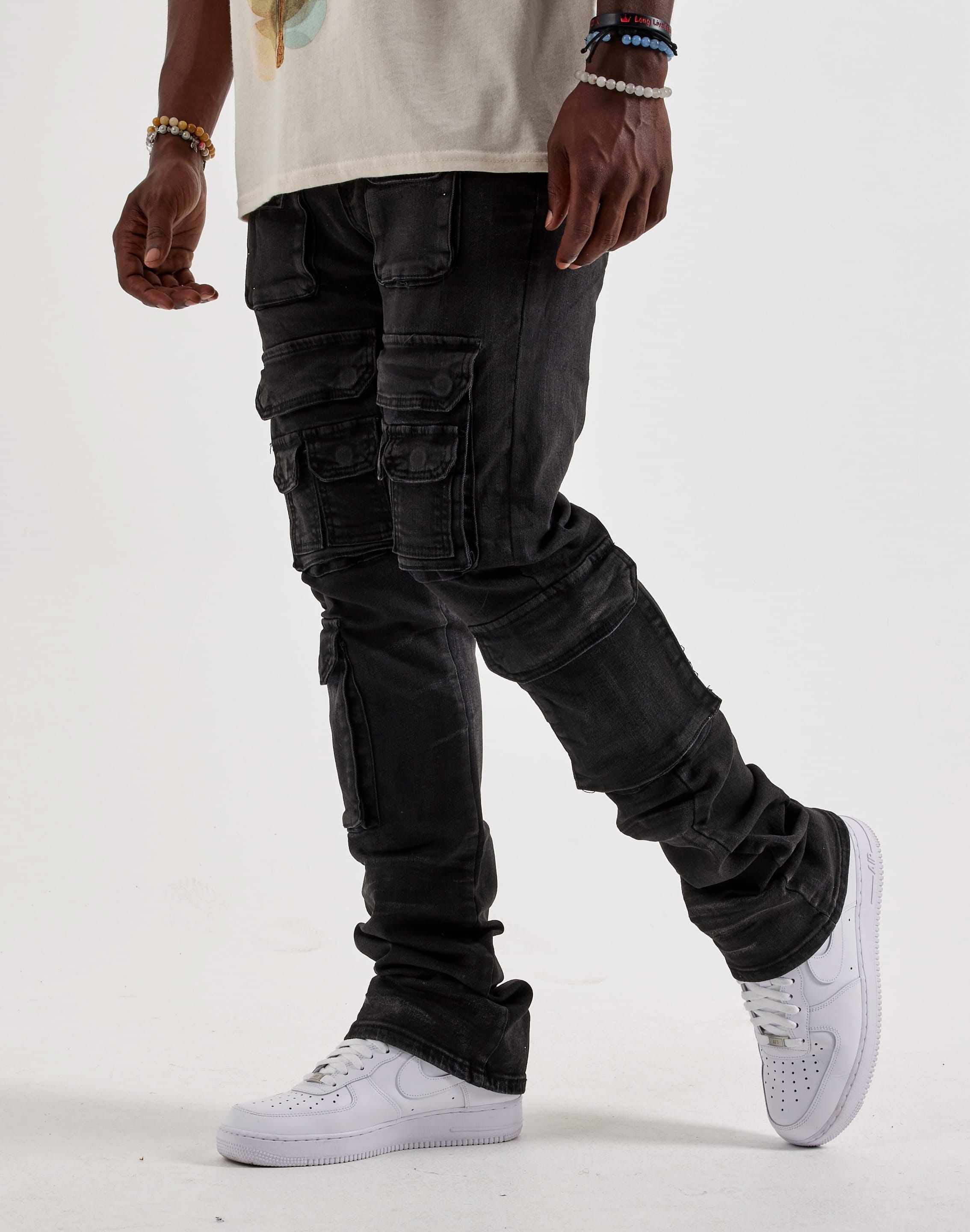 WAIMEA Stacked Utility Denim Jeans
