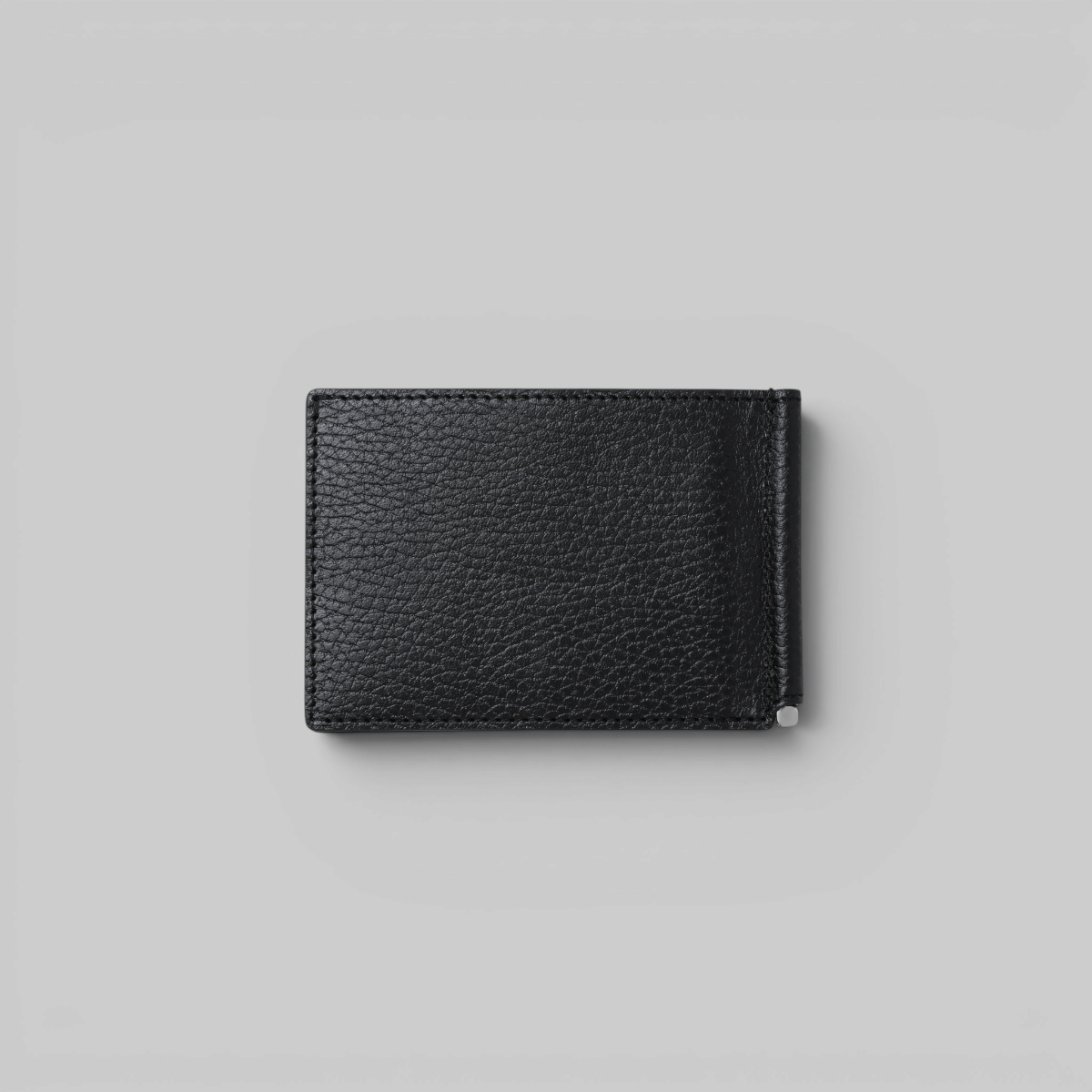 Neighborhood Leather Clip Wallet - Black
