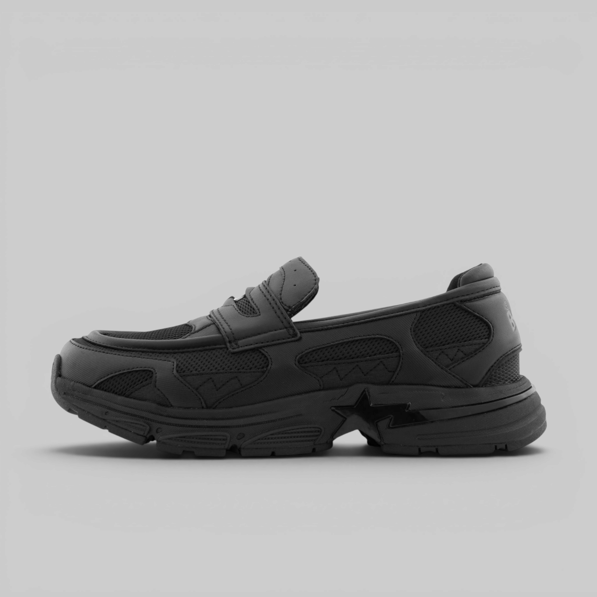 BAPE Shark STA Loafer #1 M2 - Black