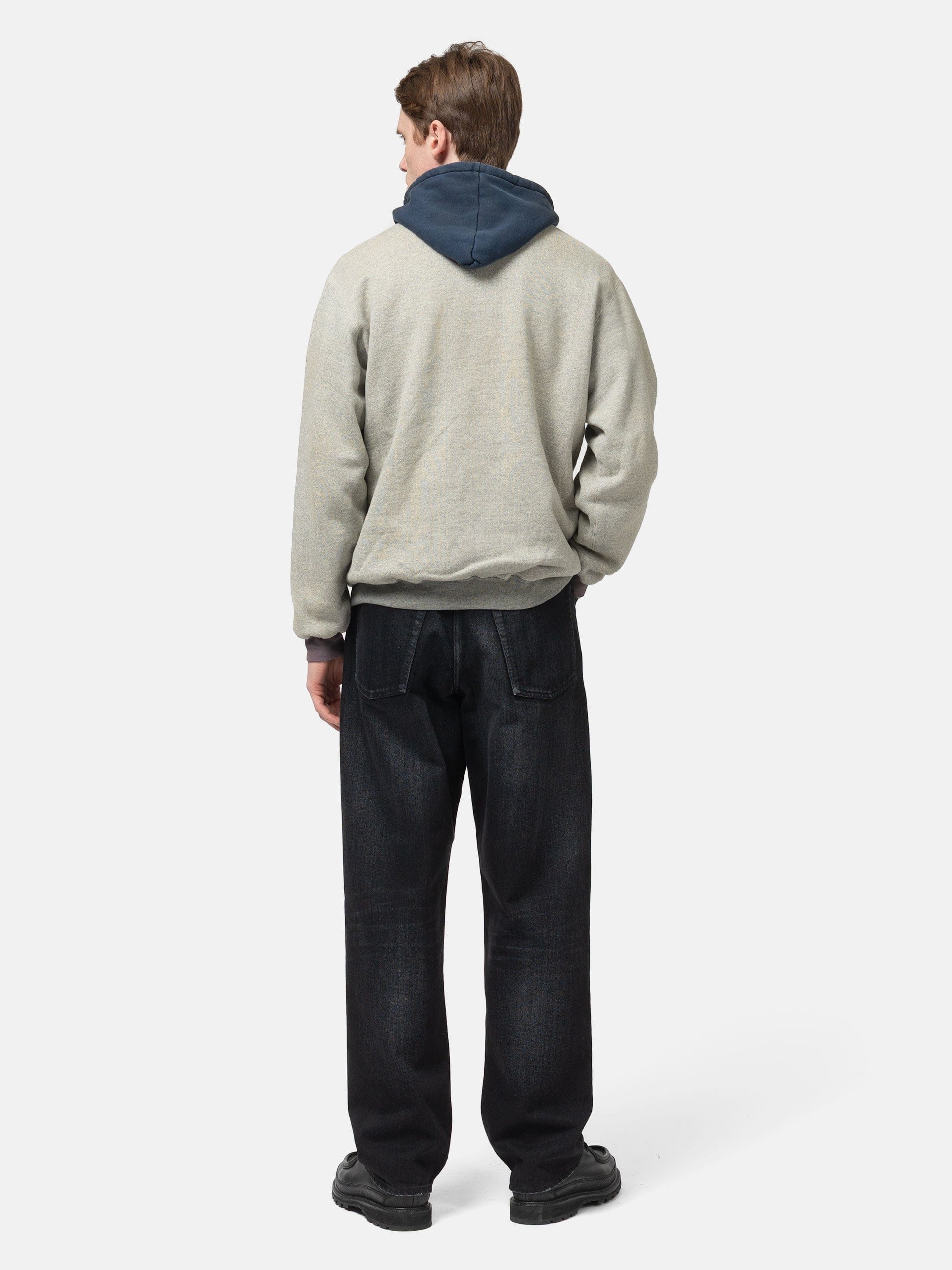 A.PRESSE Vintage Attached Hood Sweat Parka Oatmeal