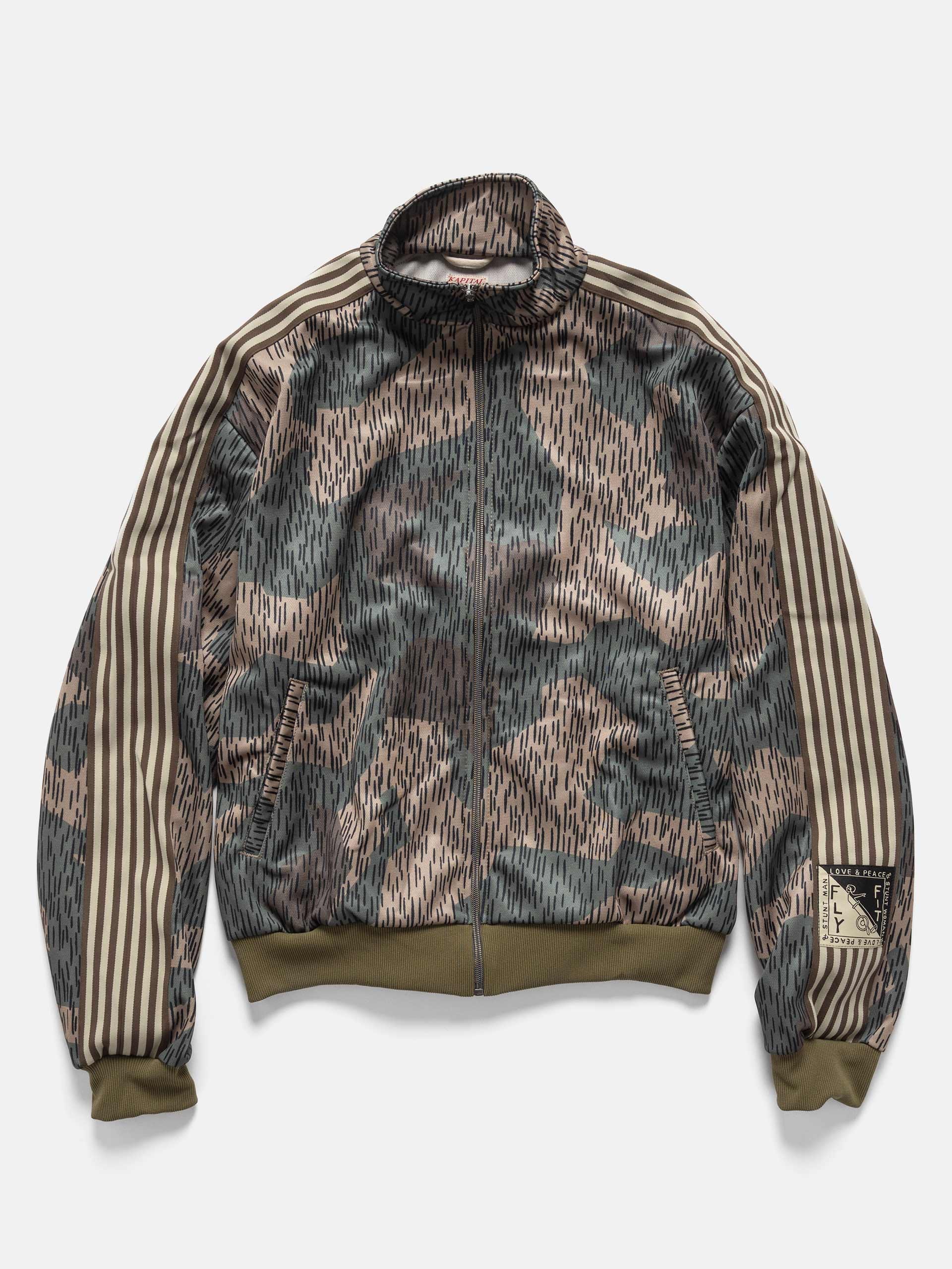 KAPITAL Smooth Jersey RAIN Camo Track JKT Rain Camo