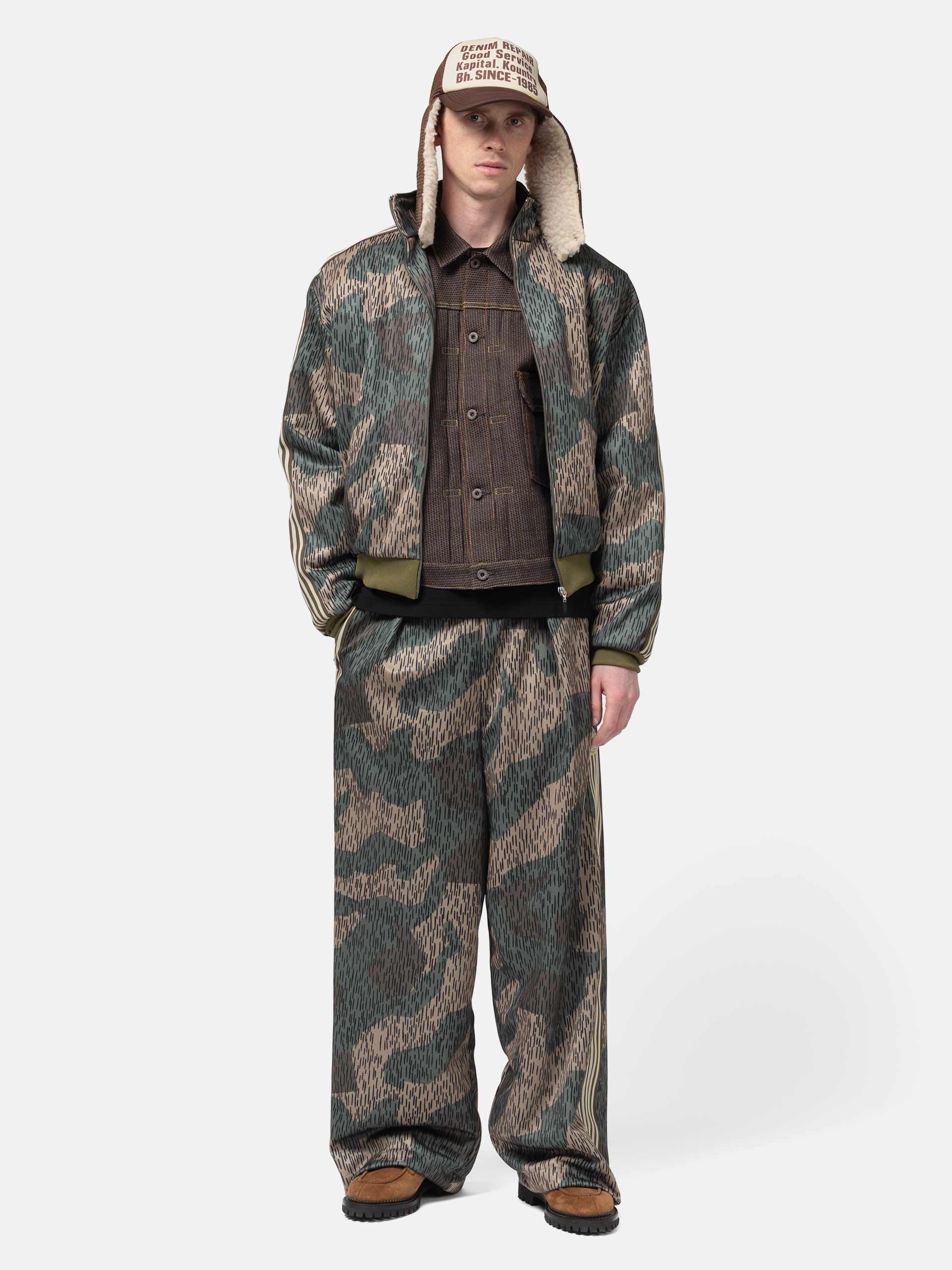 KAPITAL Smooth Jersey RAIN Camo Track JKT Rain Camo