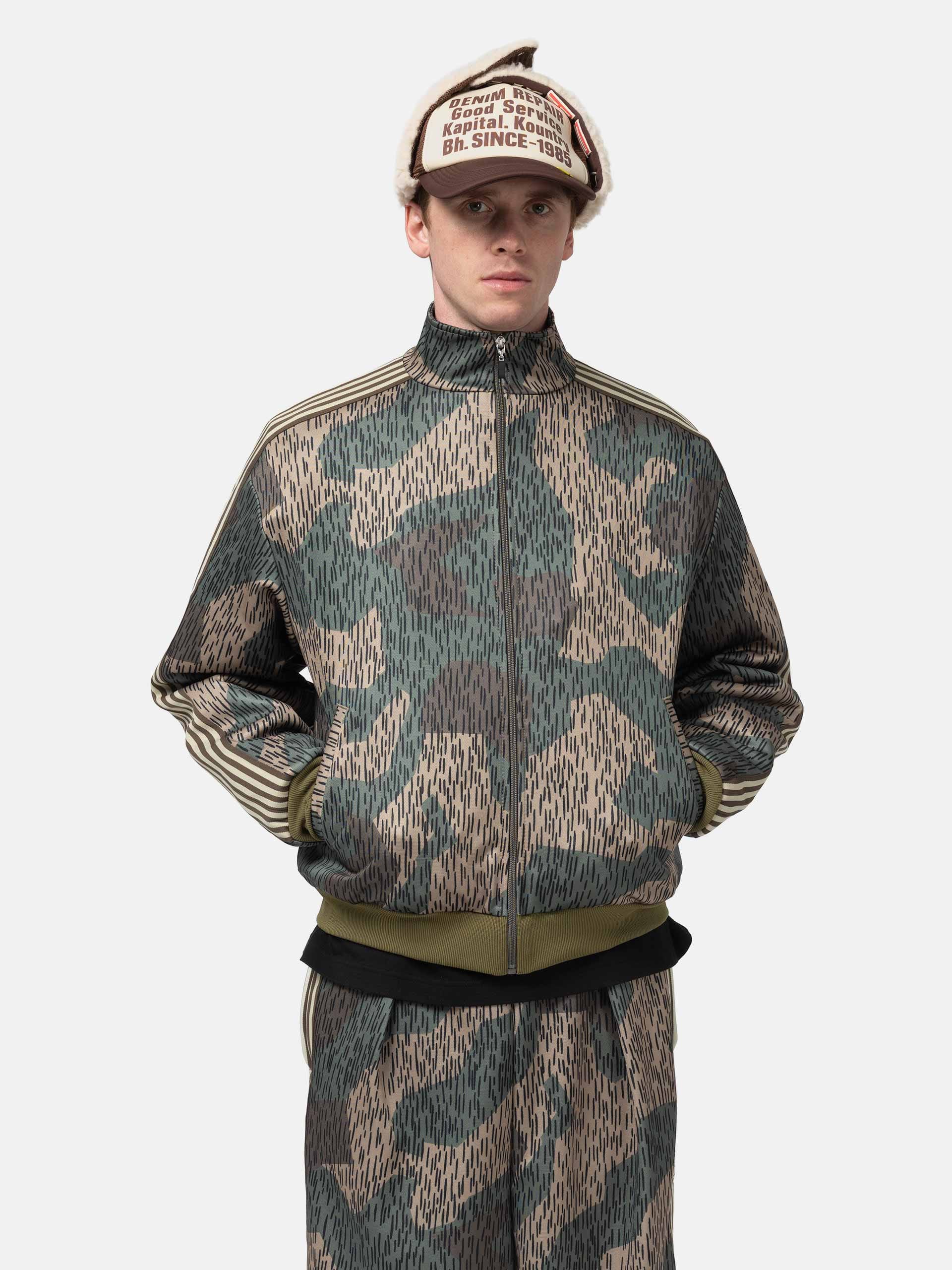 KAPITAL Smooth Jersey RAIN Camo Track JKT Rain Camo