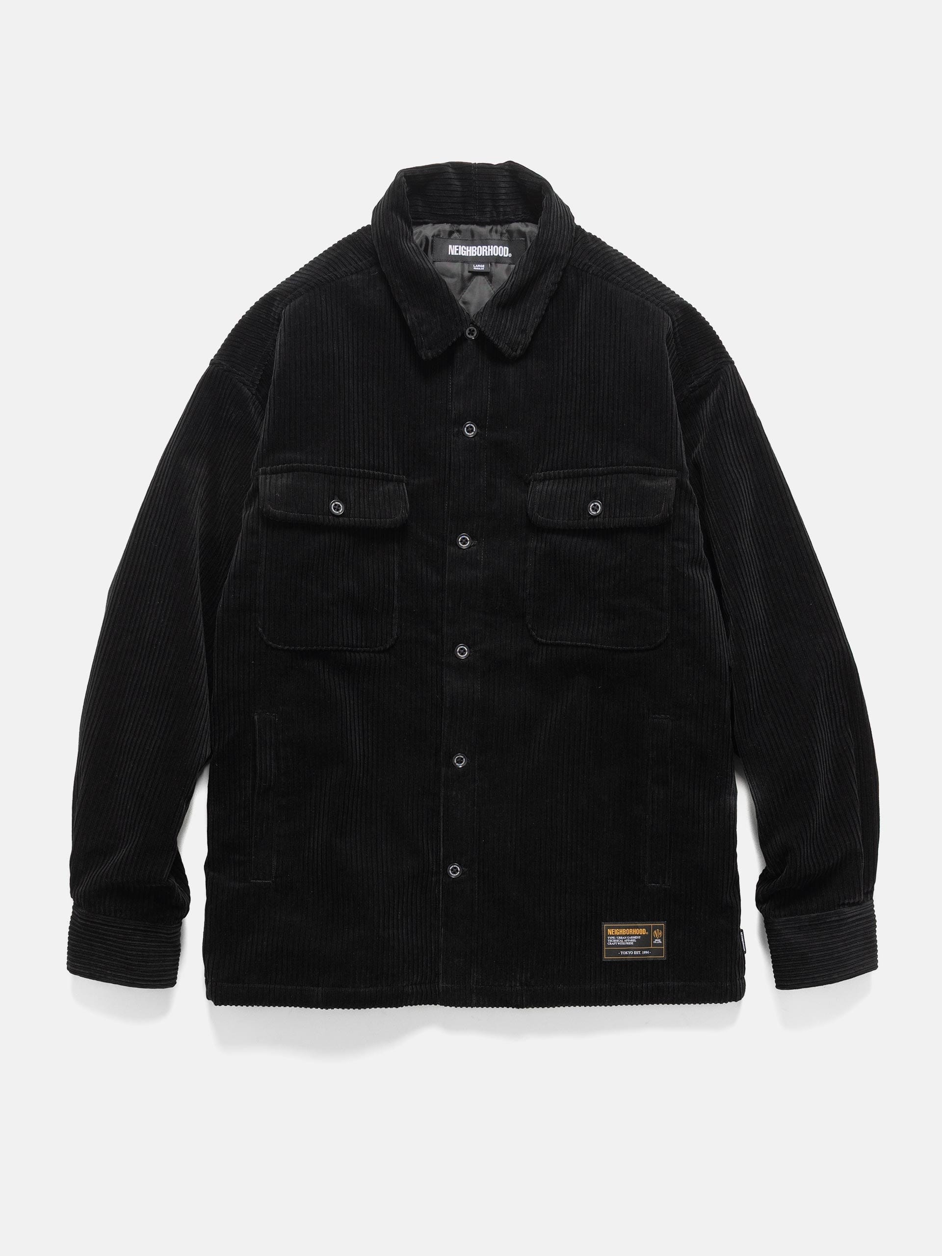 Neighborhood Corduroy CPO Shirt LS Black