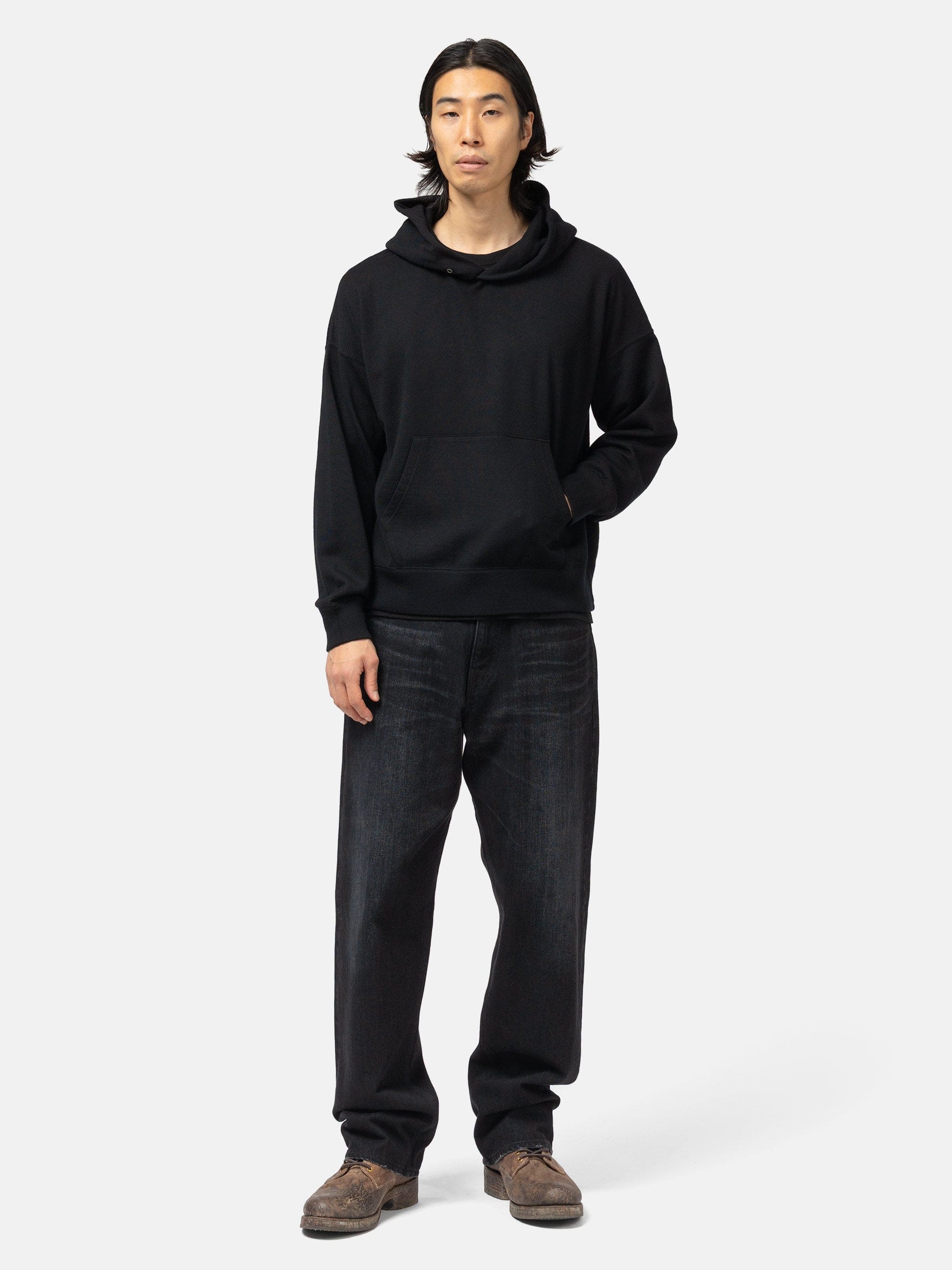 visvim Jumbo SB Hoodie P.O. (Superfine) Black