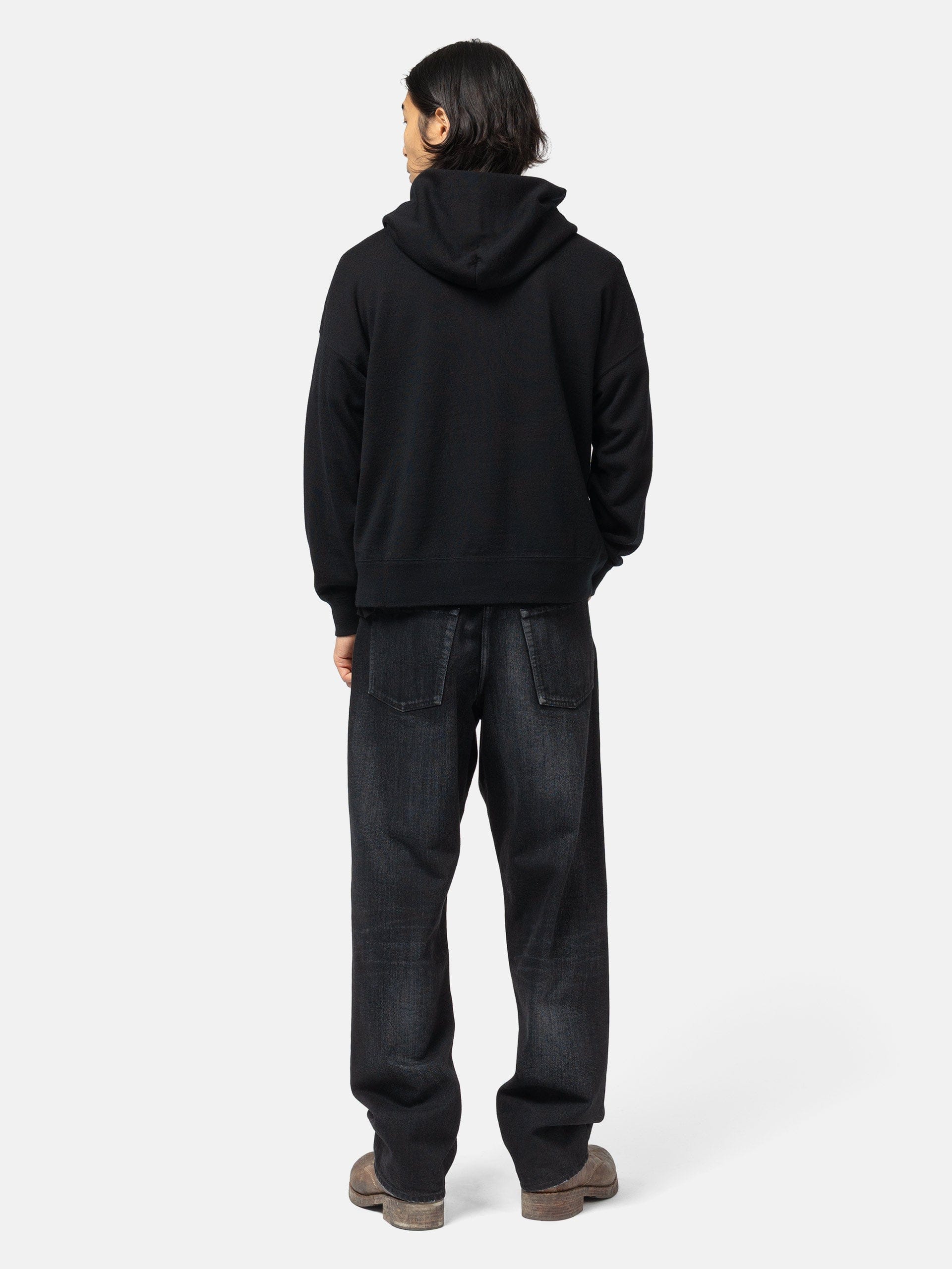 visvim Jumbo SB Hoodie P.O. (Superfine) Black