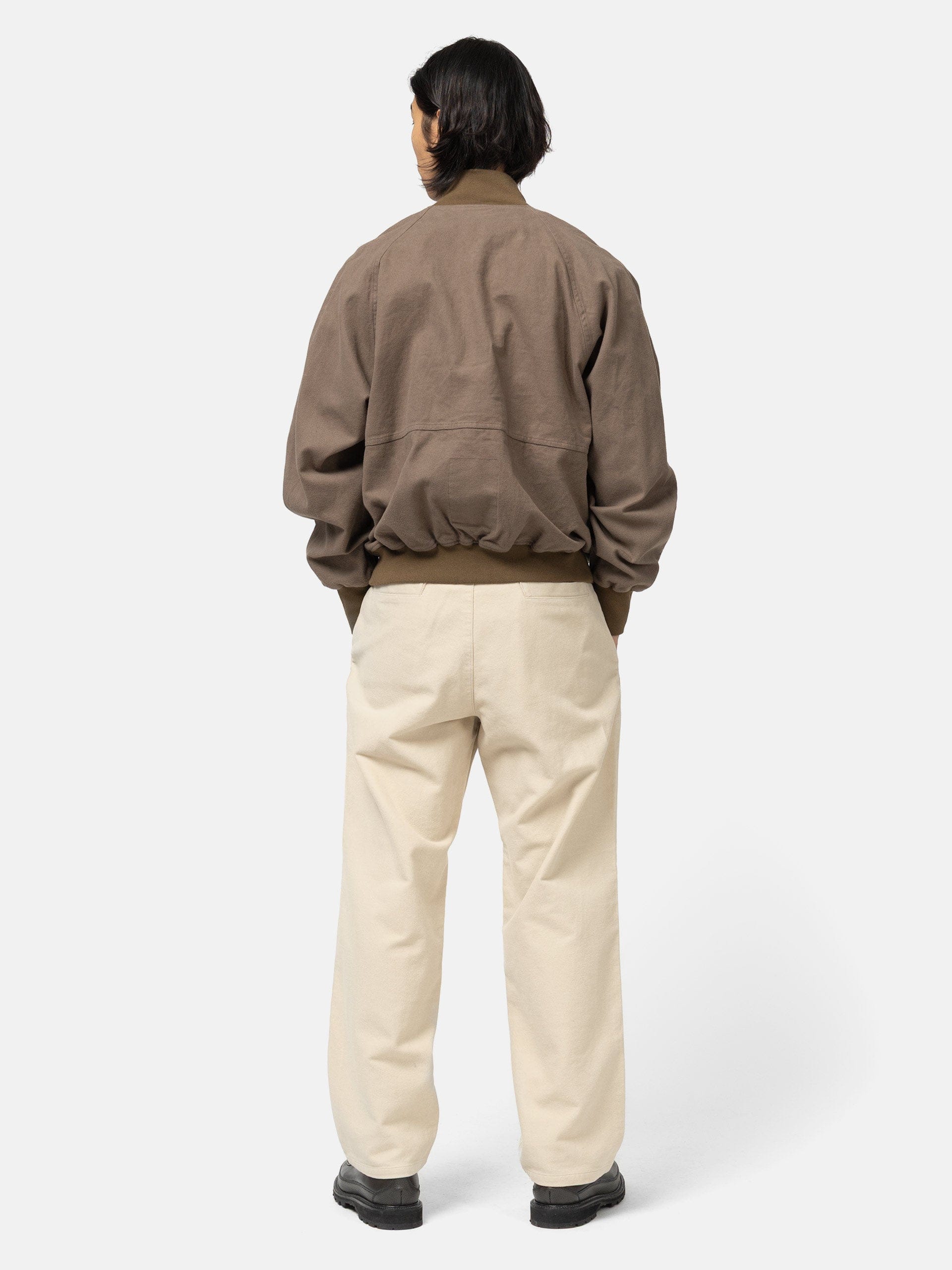 Cav Empt Cotton Flannel Zip Jacket Brown