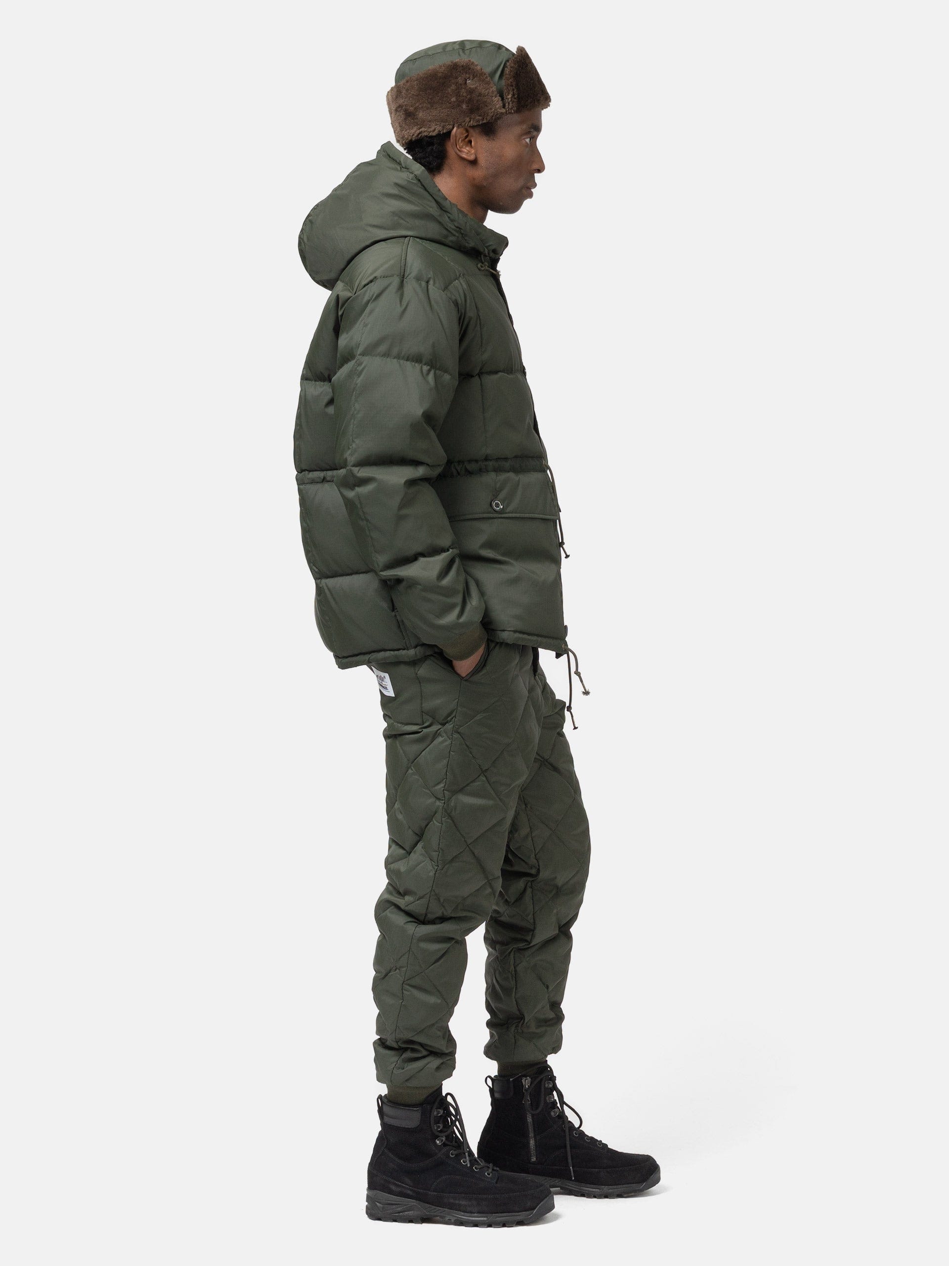 Neighborhood x Eddie Bauer Down Pants Olive Drab
