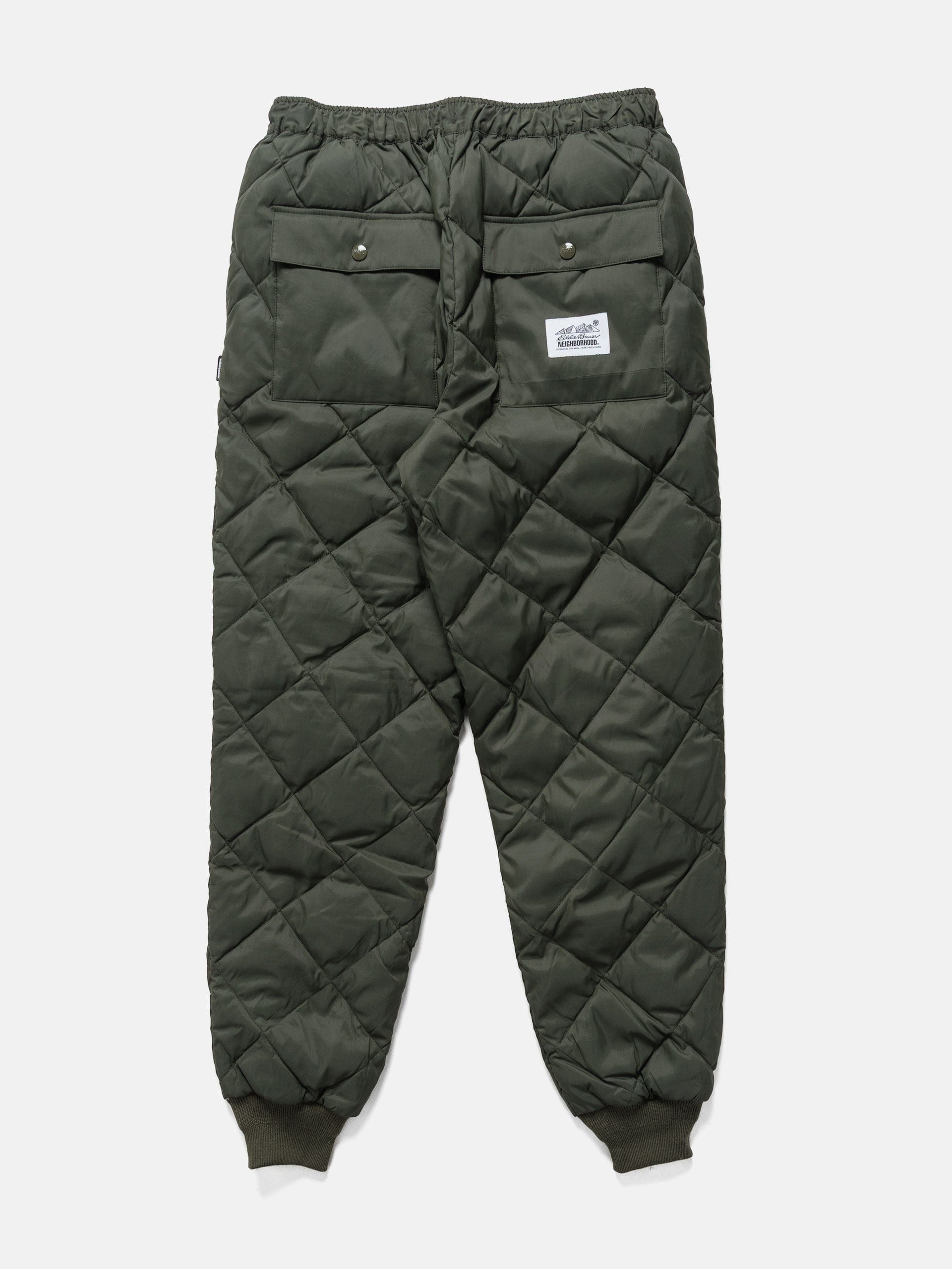 Neighborhood x Eddie Bauer Down Pants Olive Drab
