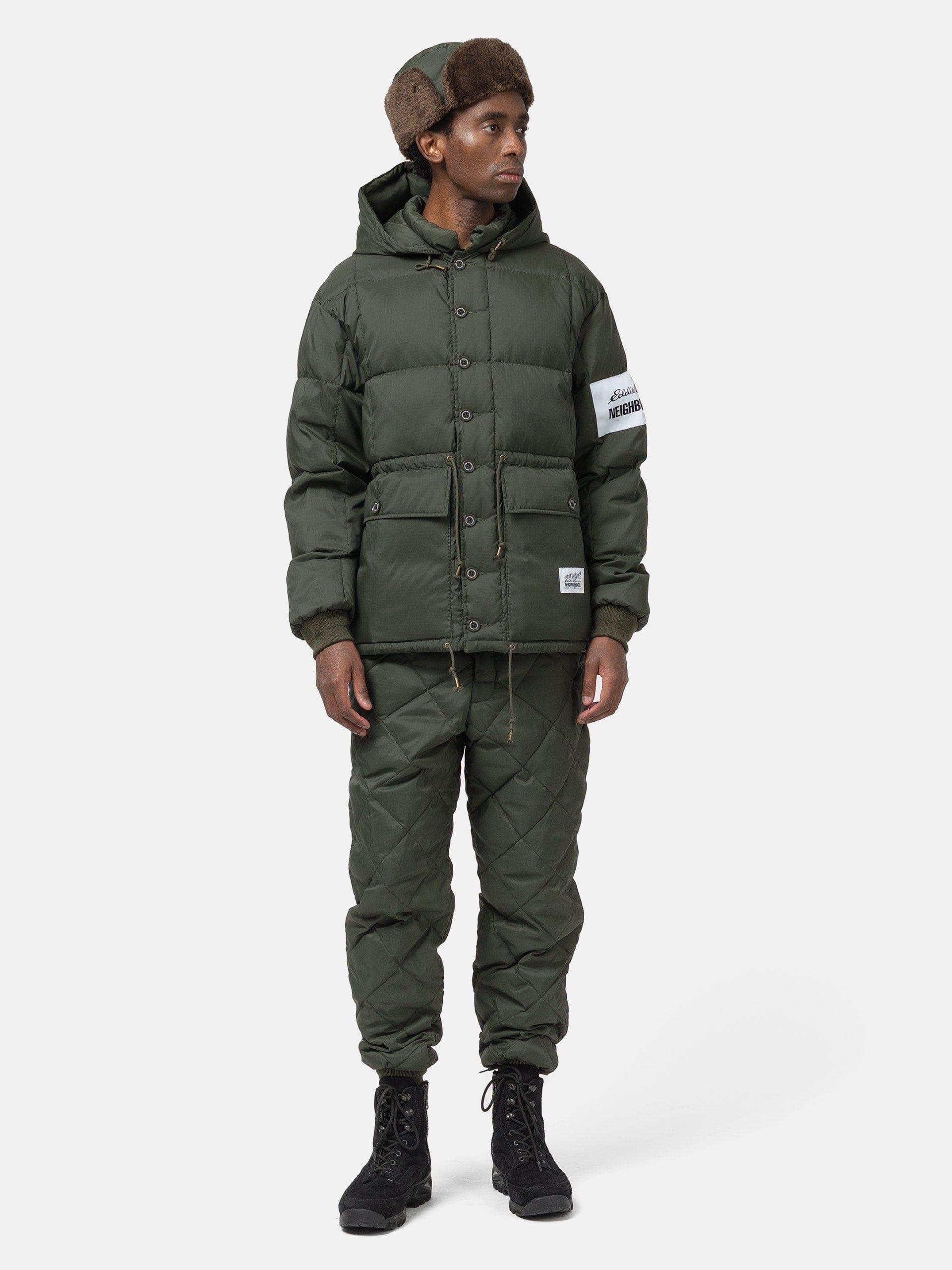 Neighborhood x Eddie Bauer Karakoram Down Jacket Olive Drab