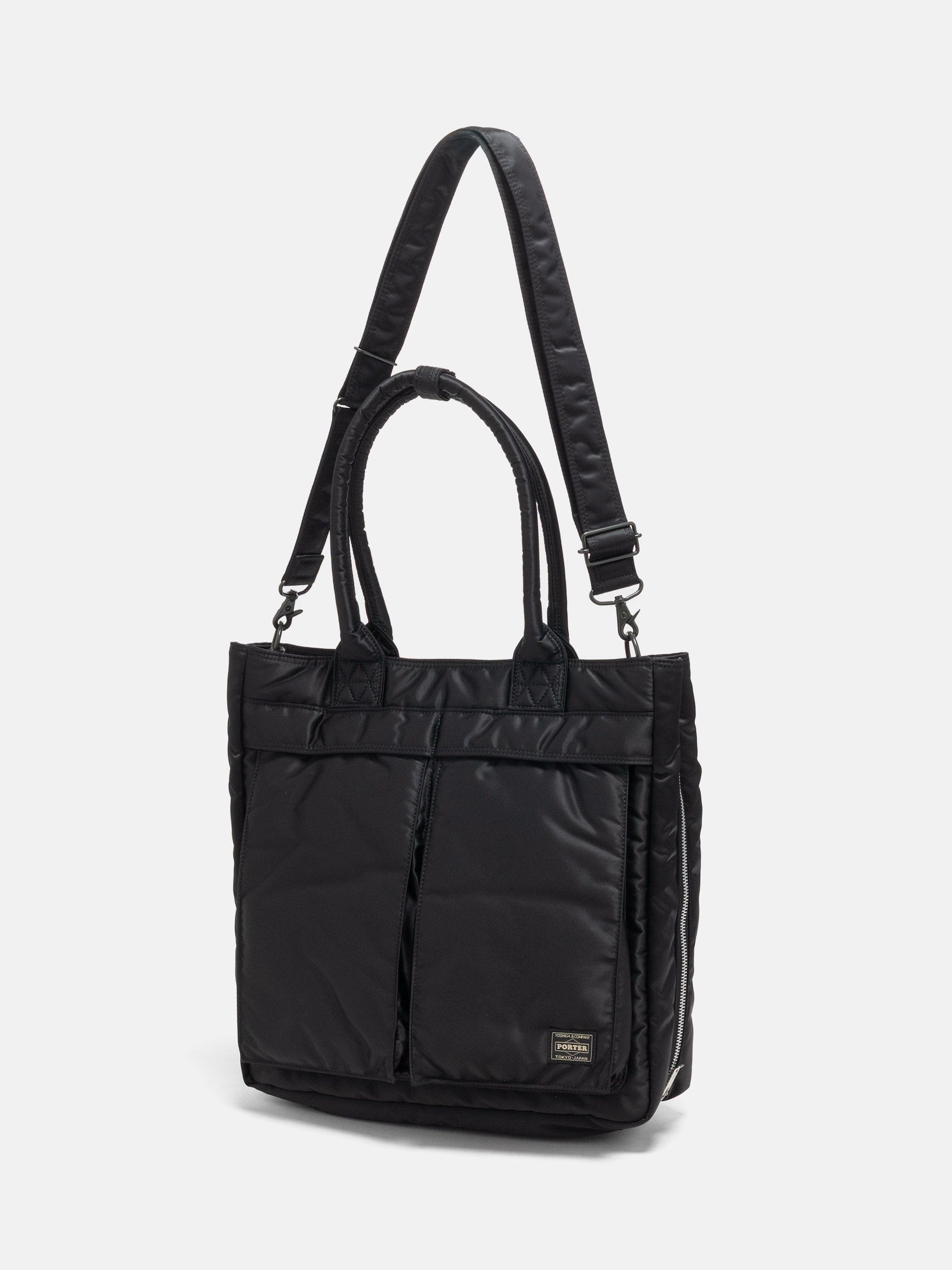 Porter TANKER Carrying Tote Bag Black