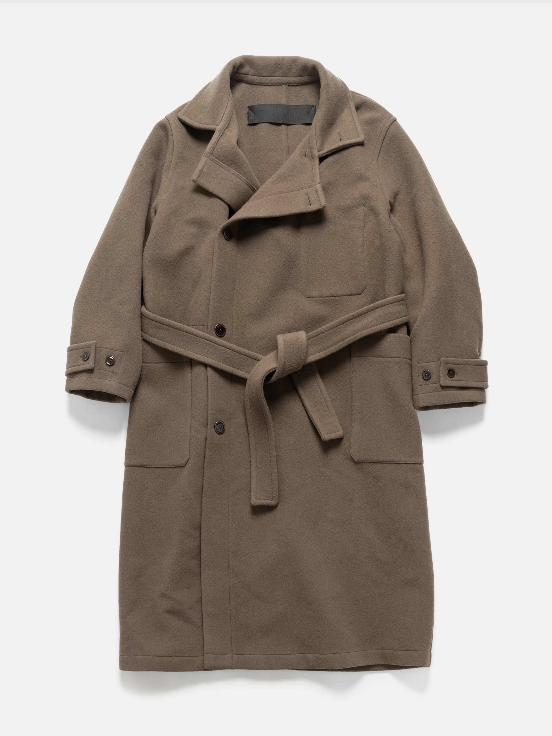 LEMAIRE Wrap Coat Dark Squirrel