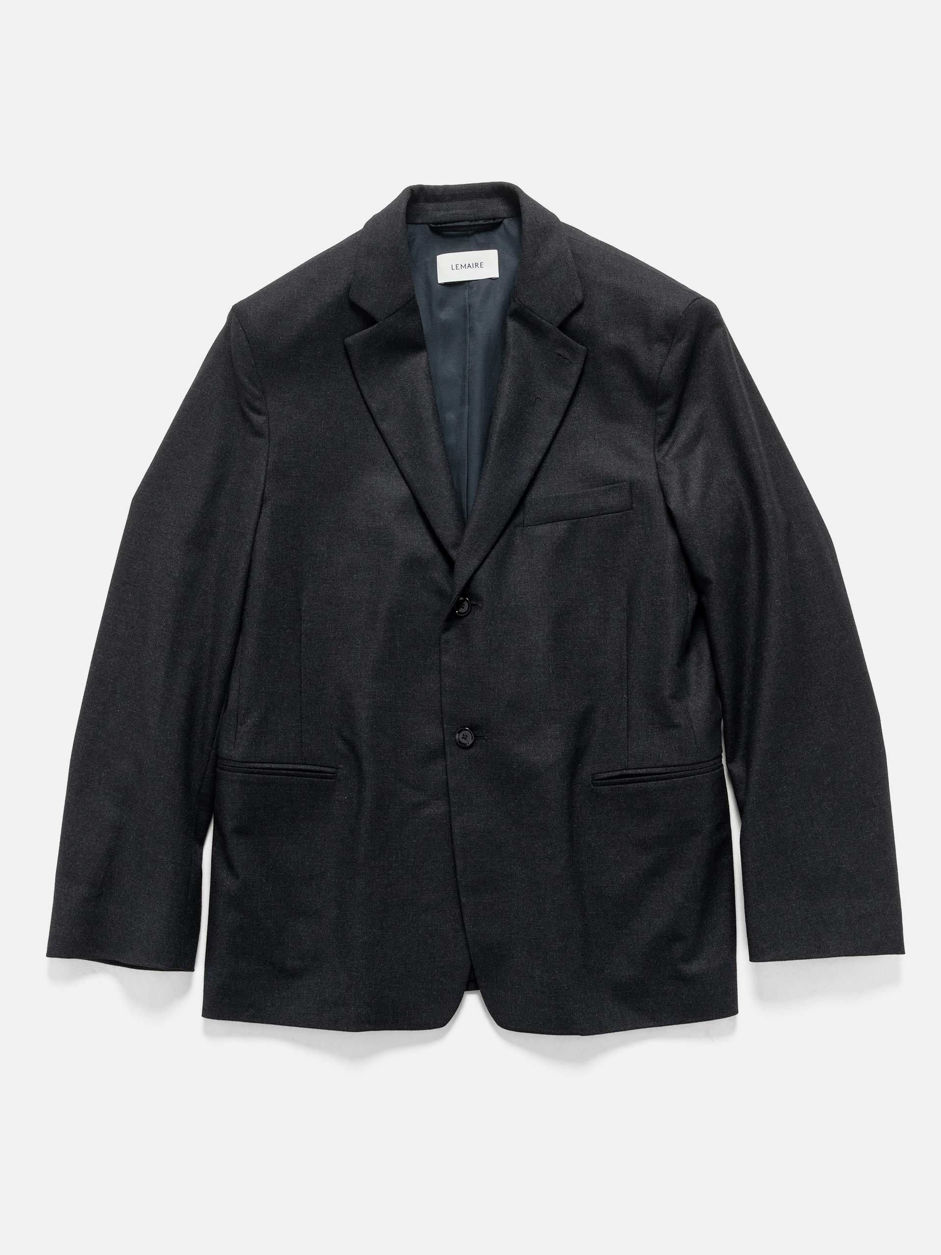 LEMAIRE Soft SB Jacket Anthracite/Grey