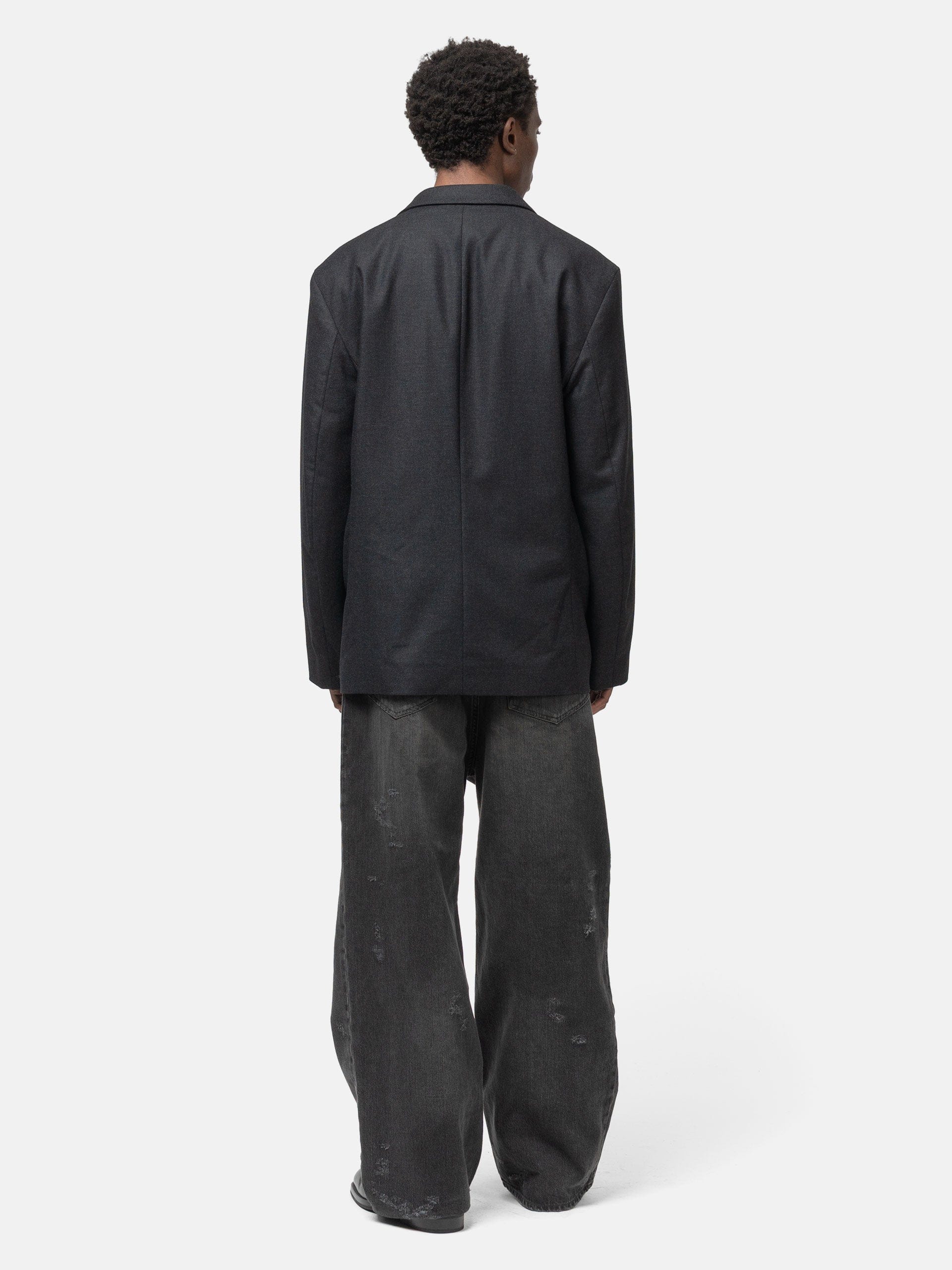 LEMAIRE Soft SB Jacket Anthracite/Grey