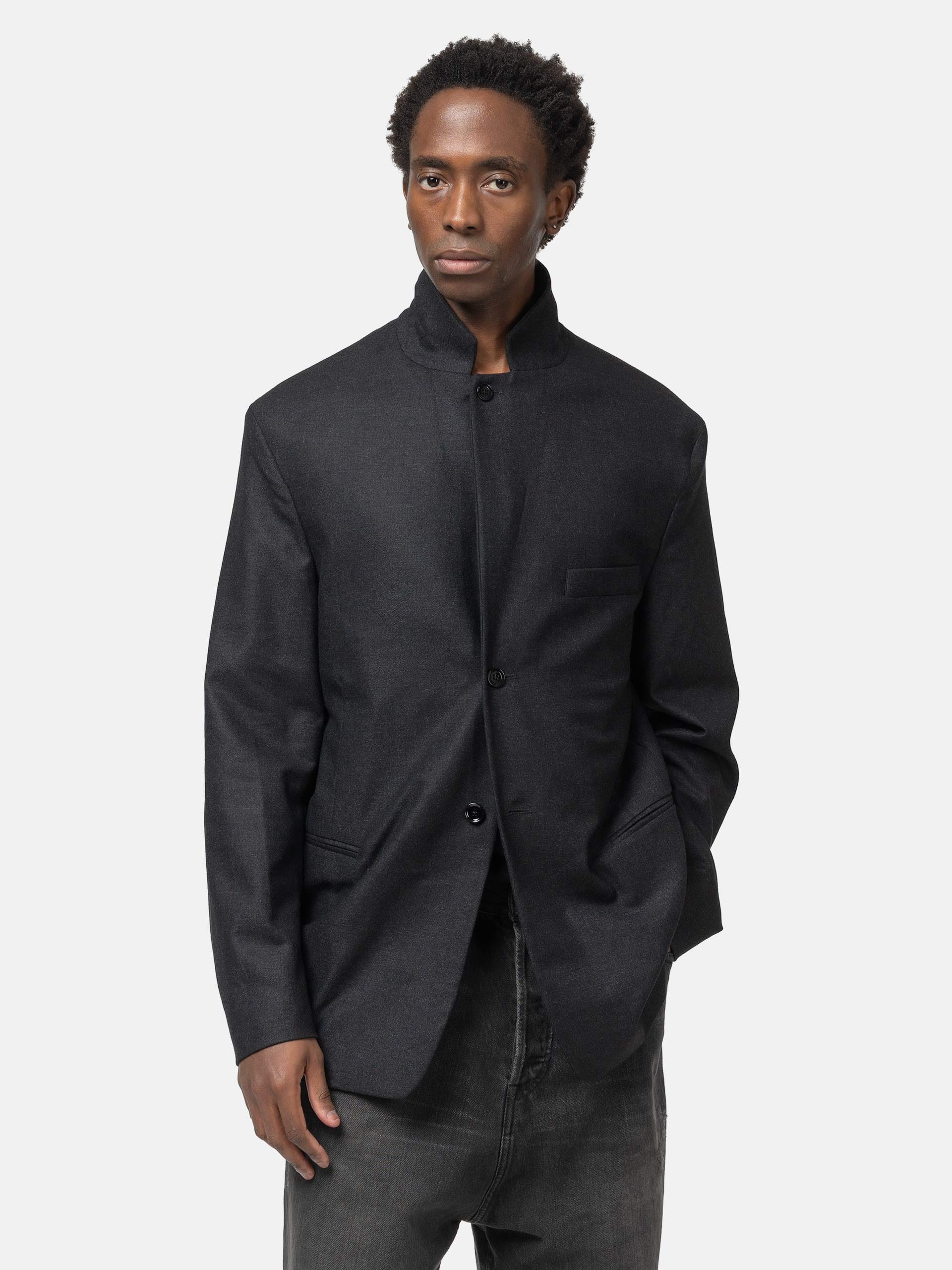 LEMAIRE Soft SB Jacket Anthracite/Grey